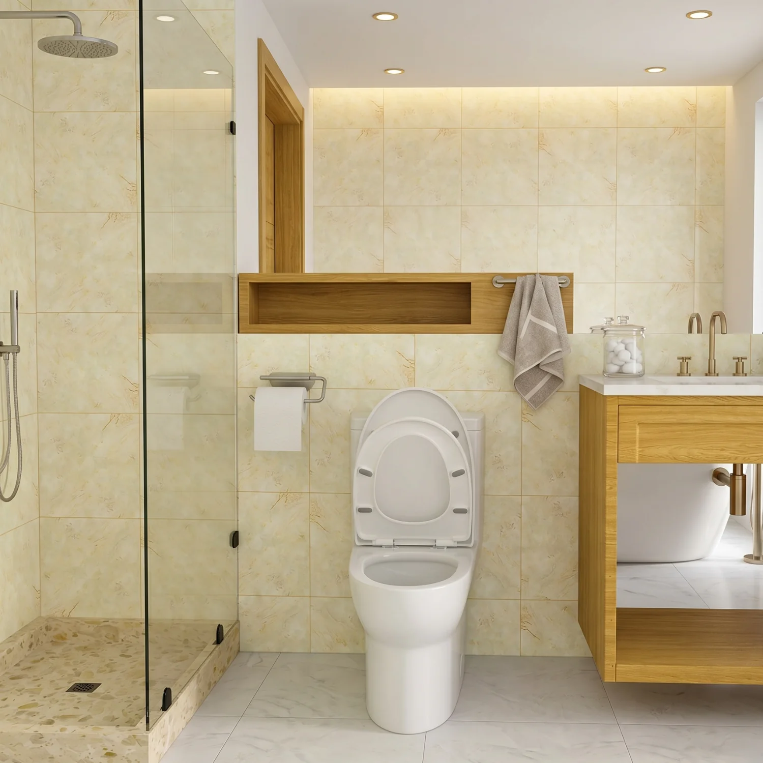 Alta - One-Piece Dual Washdown S-Trap Siphon Flushing  Floor Mounted Elongated - Image 5