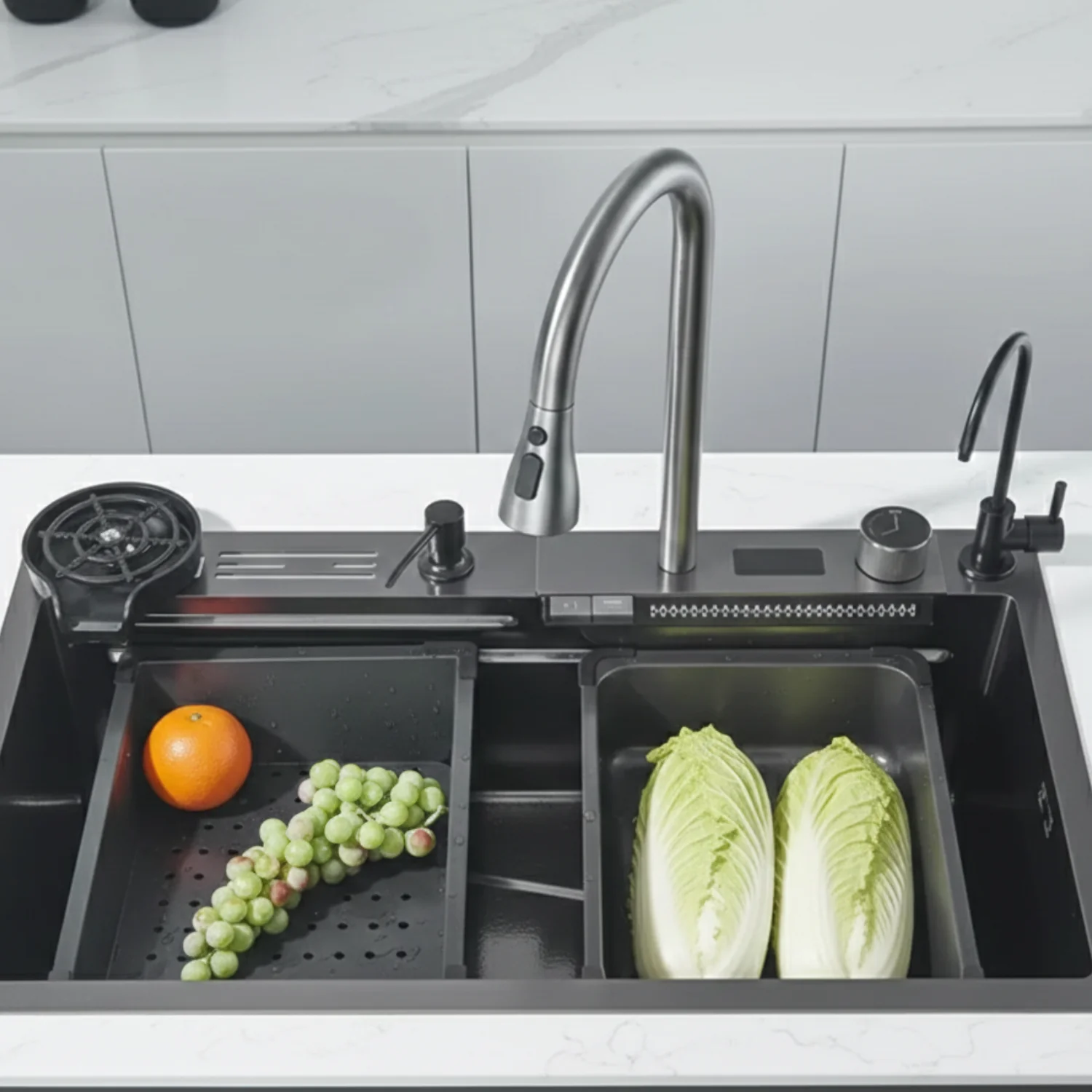 Assebakte - 29" Smart Waterfall Kitchen Sink - Image 10