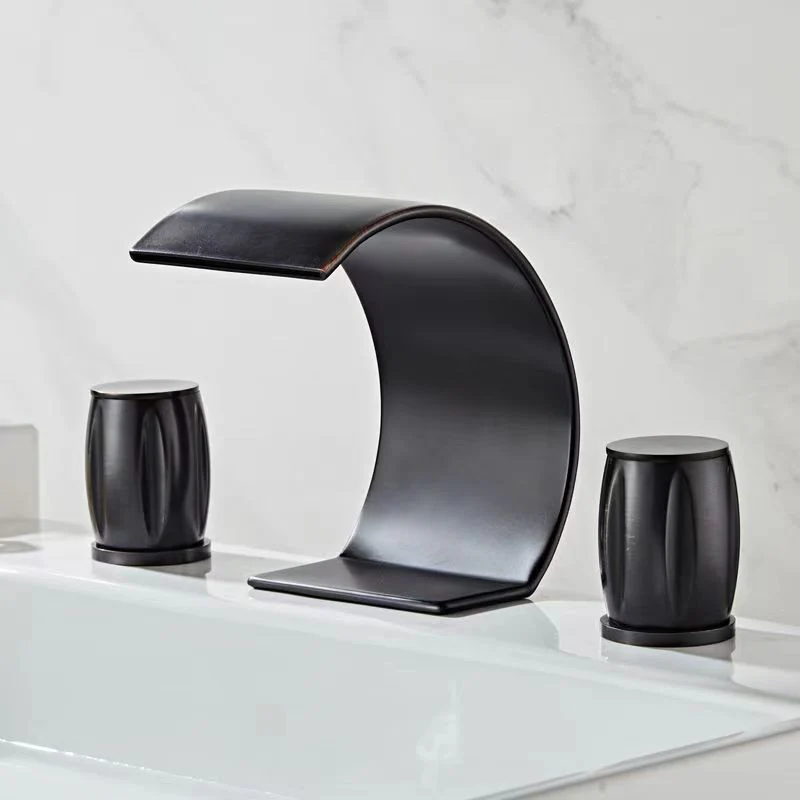 Bali - Bathroom Washbasin Waterfall Faucet Split Three-Piece - Image 11