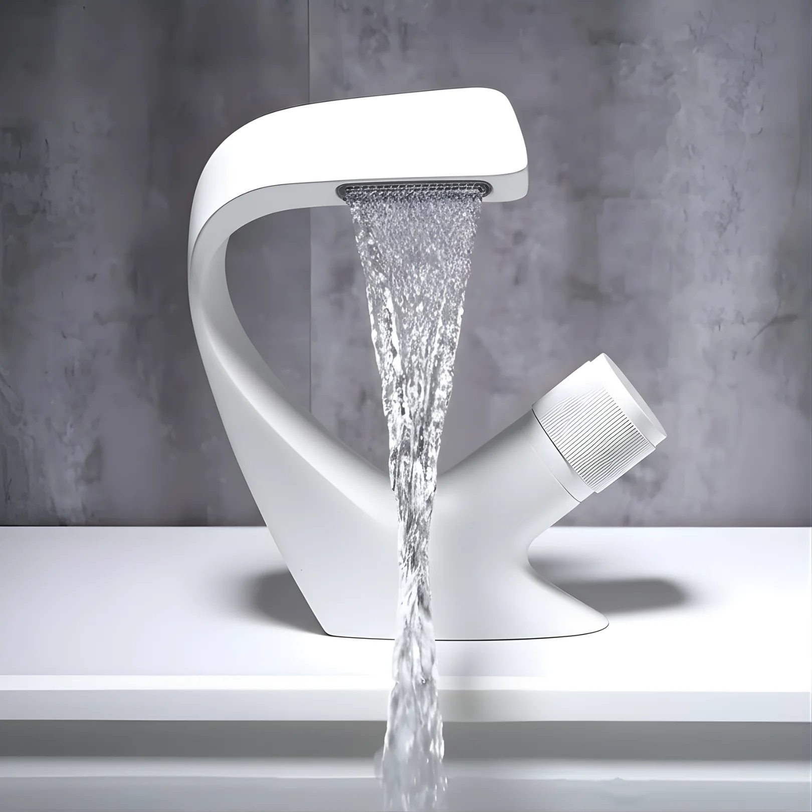 Bodo - Modern Waterfall Basin Bathroom Sink Faucet Single Handle Single Hole - Image 25