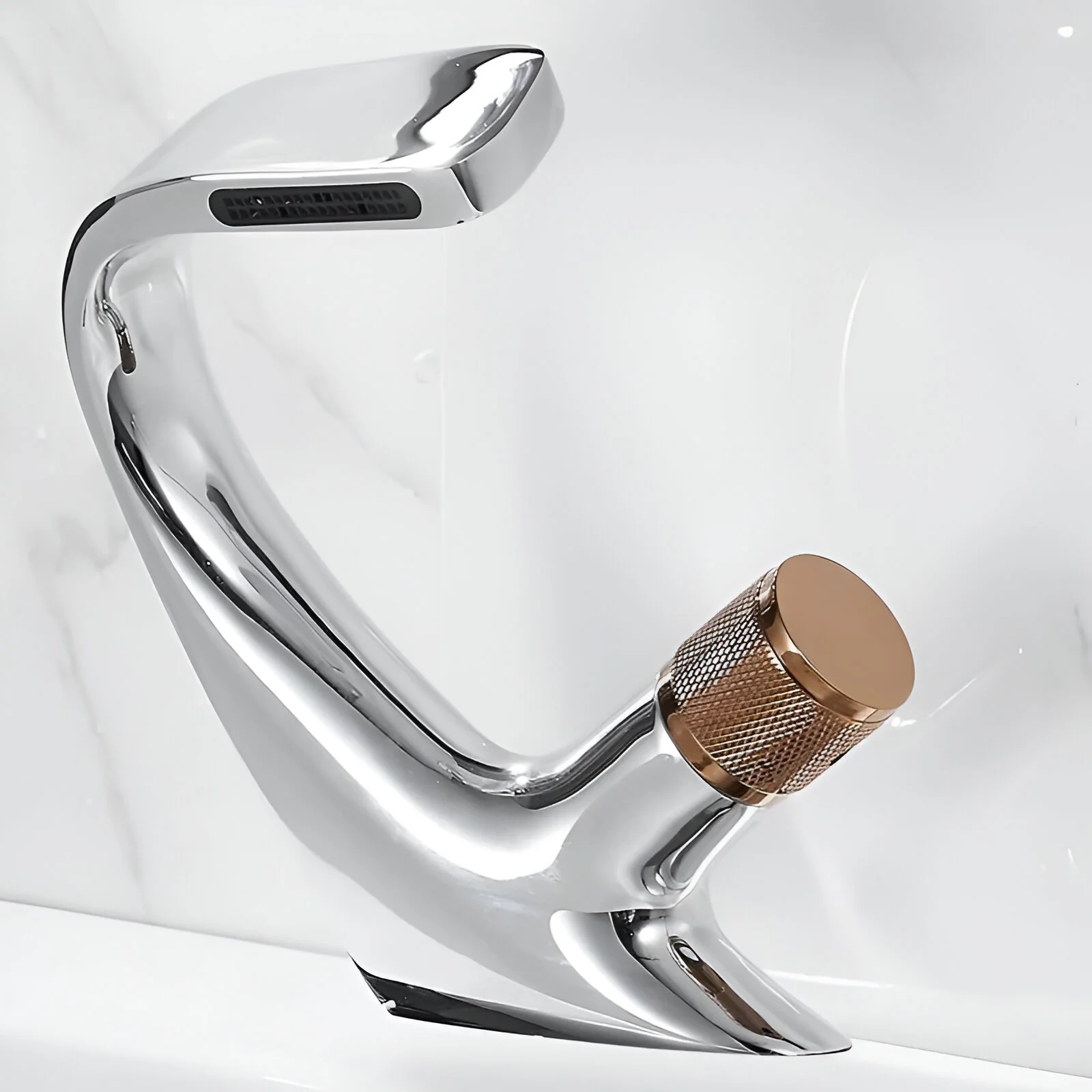 Bodo - Modern Waterfall Basin Bathroom Sink Faucet Single Handle Single Hole - Image 29