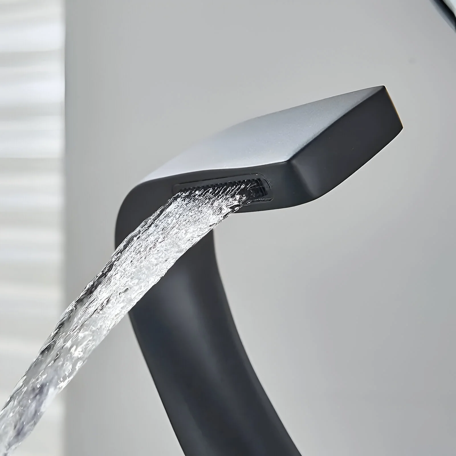 Bodo - Modern Waterfall Basin Bathroom Sink Faucet Single Handle Single Hole - Image 7