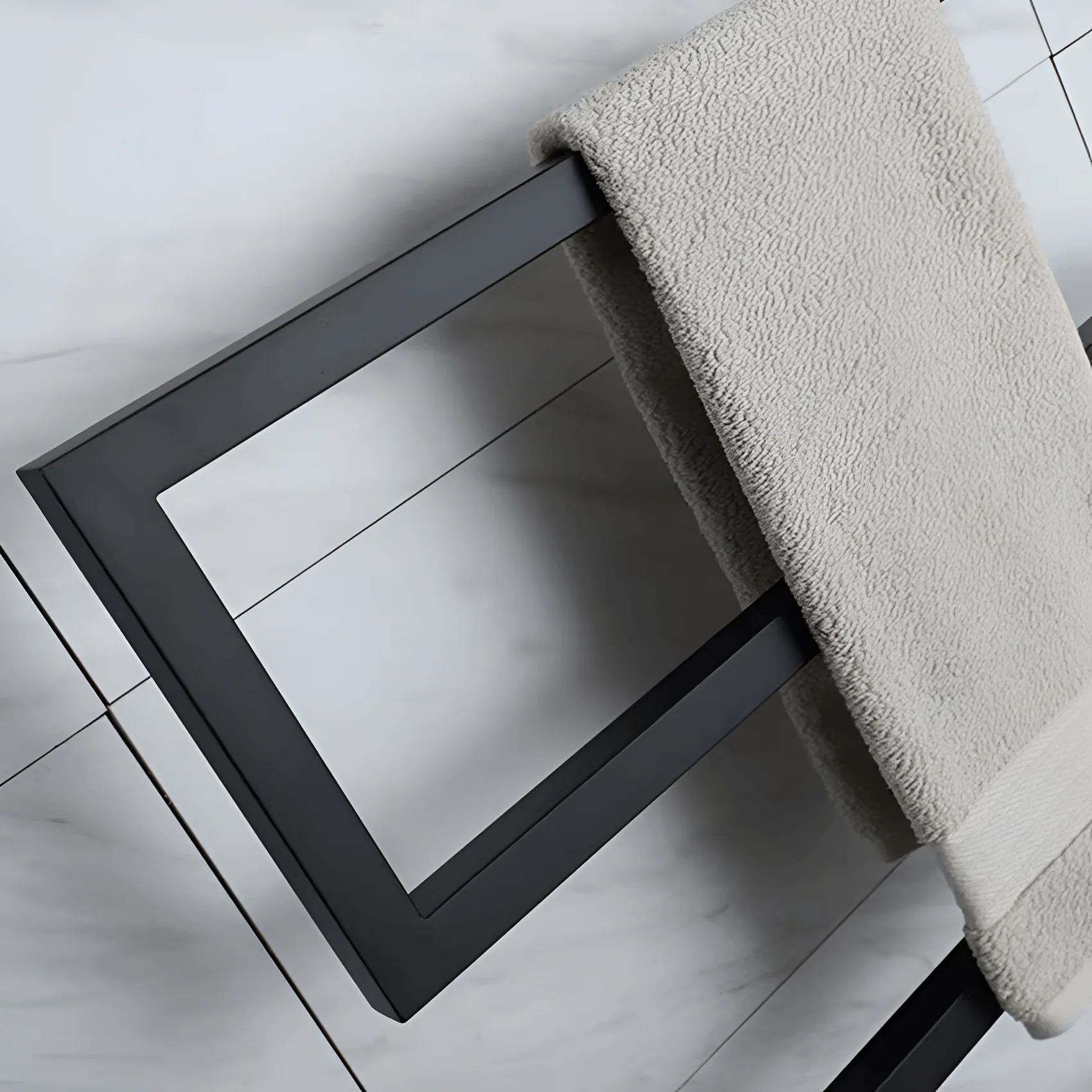 Bremen - 24x32" Towel Bar Warmer of Stainless Steel Black - Image 4