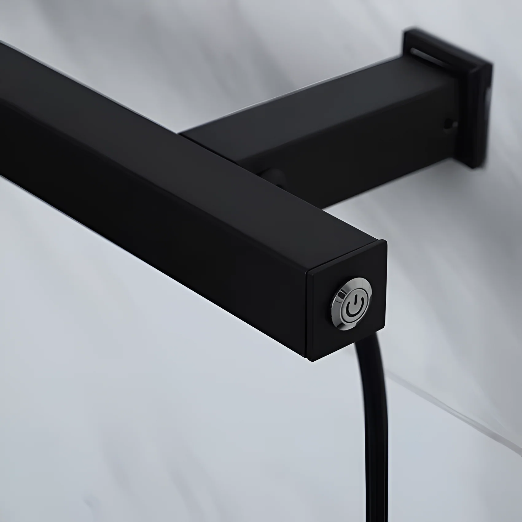 Bremen - 24x32" Towel Bar Warmer of Stainless Steel Black - Image 5