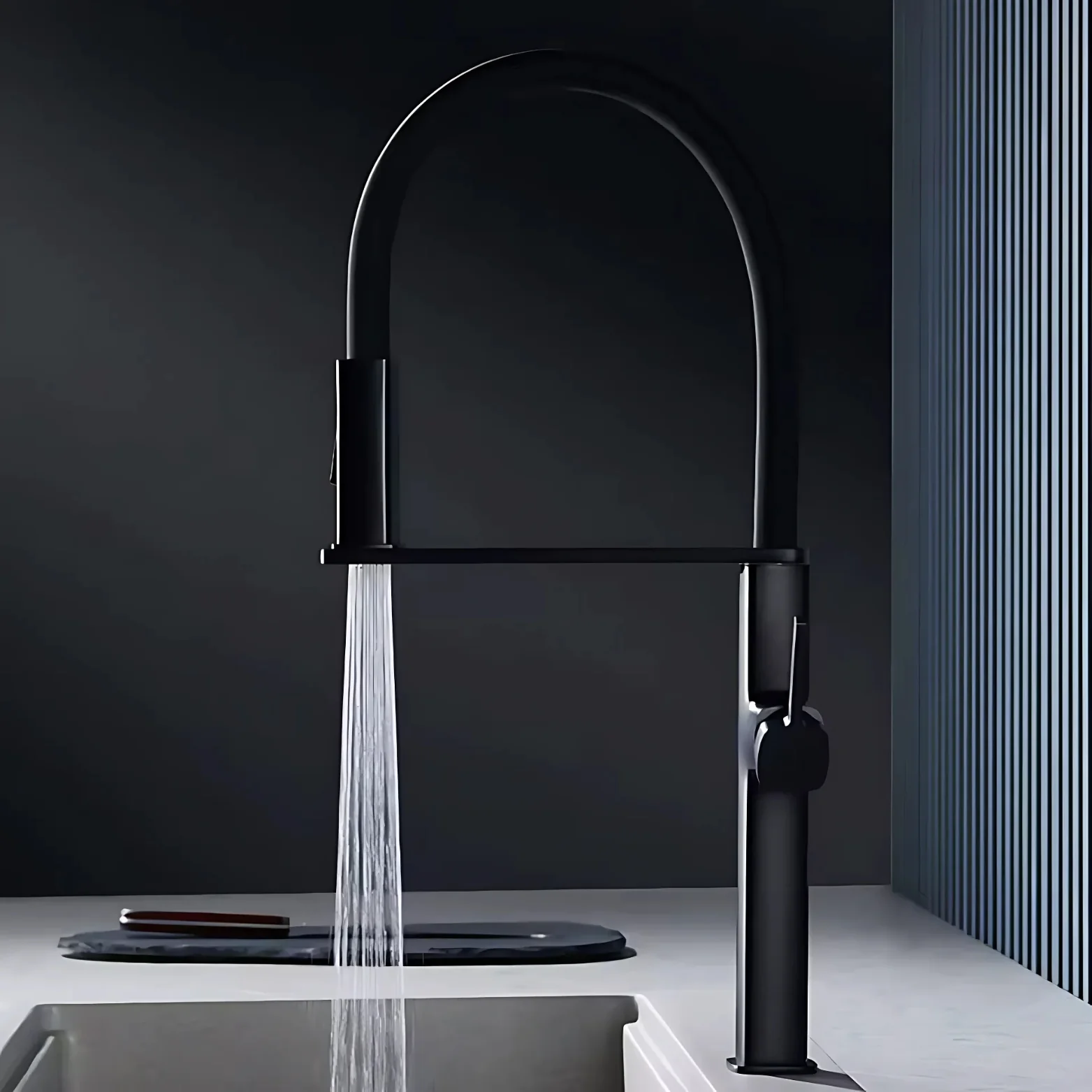 Deventer Premium - Luxury Design Pull-Down Kitchen Faucet - Image 6