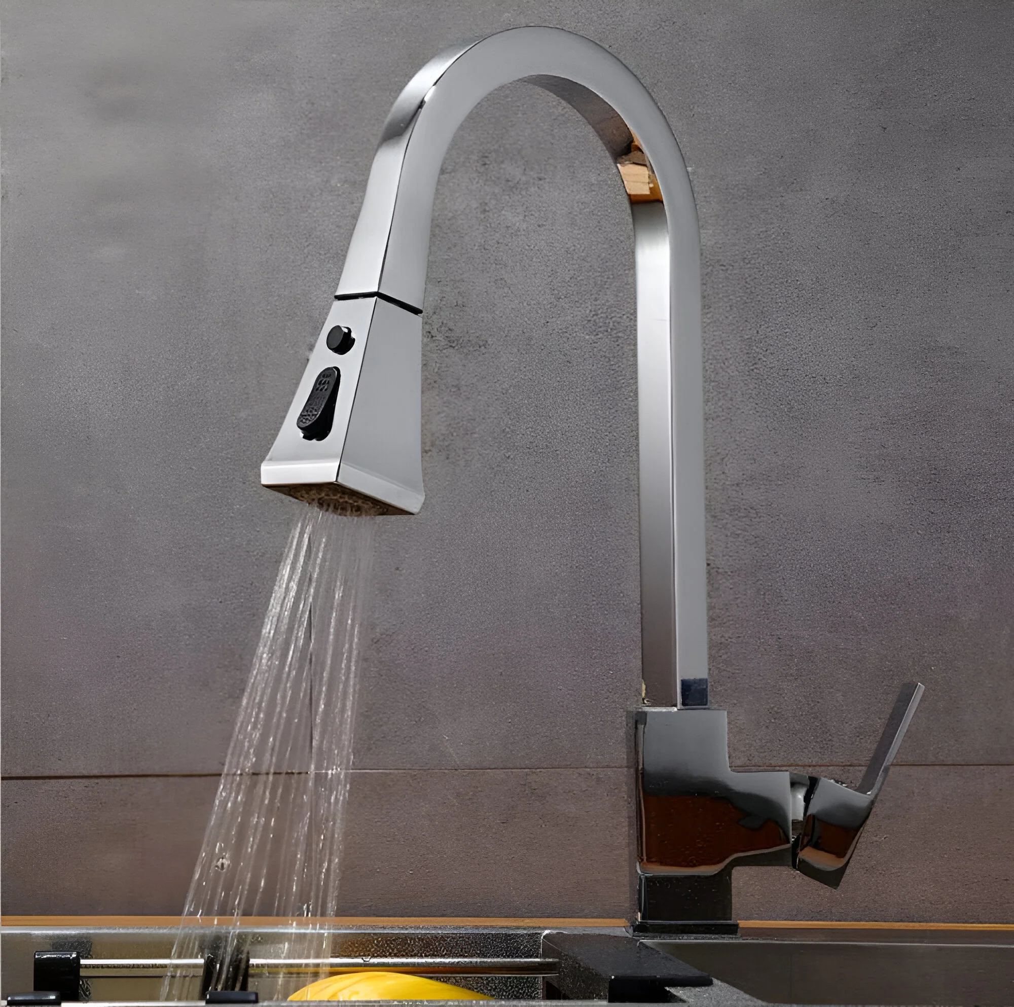 Drammen - 2 Modes Pull-Out Spout Kitchen Faucet - Image 7