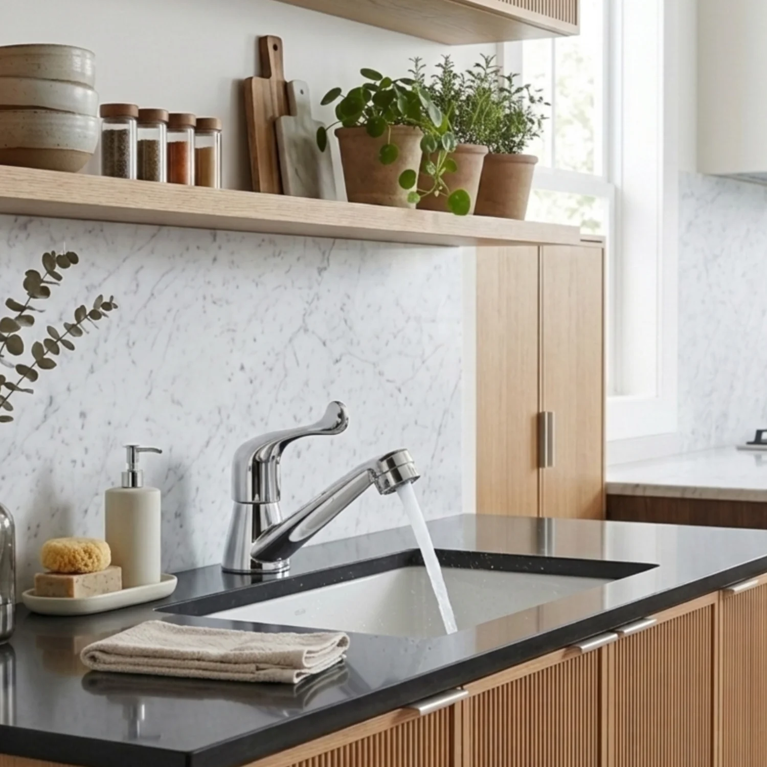 Frostgard - Chrome Lever Sink Tap for Bathroom & Kitchen Wash Basin - Image 4