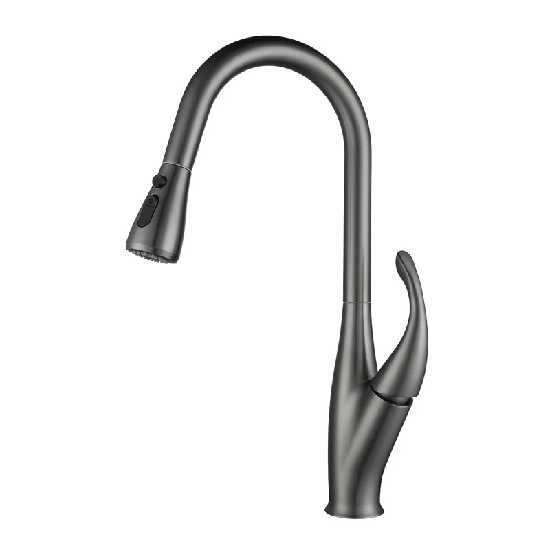 Halden - Deck Mounted Victorian Style Kitchen Faucet with Pull-Out Spout - Image 13