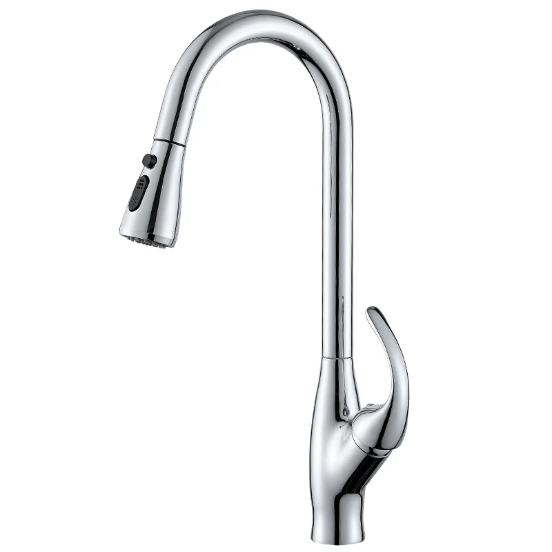 Halden - Deck Mounted Victorian Style Kitchen Faucet with Pull-Out Spout - Image 15