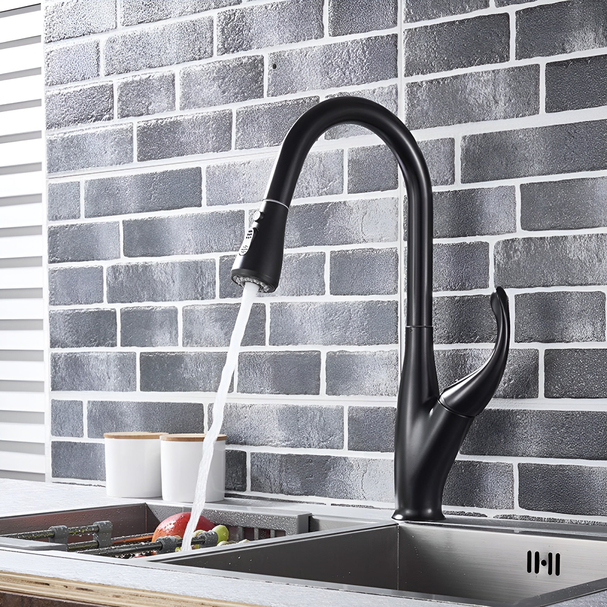 Halden - Deck Mounted Victorian Style Kitchen Faucet with Pull-Out Spout - Image 4