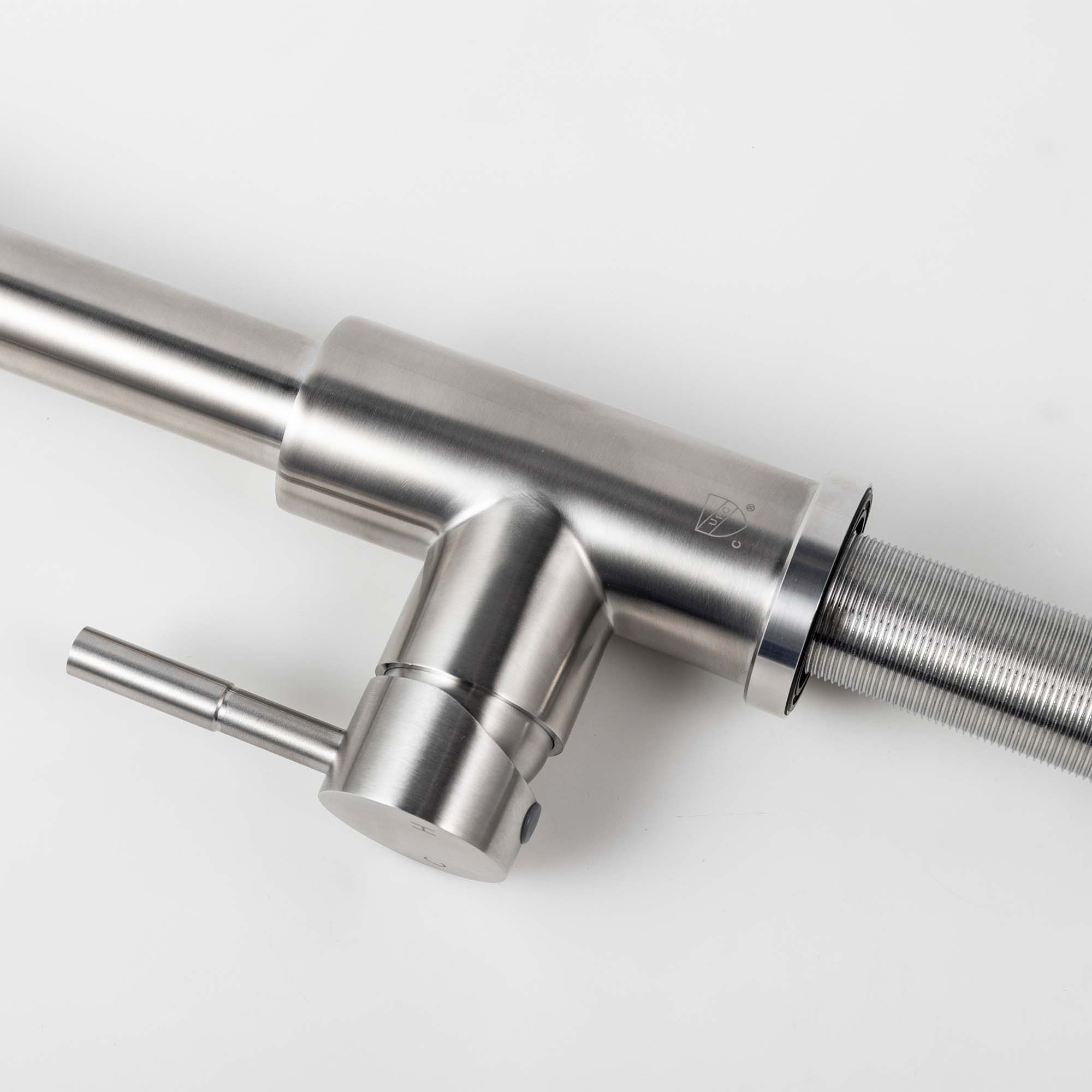 Halmstad - Single Hole Pre-Rinse Pull-Down Sprayer Spring Spout Kitchen Faucet - Image 20