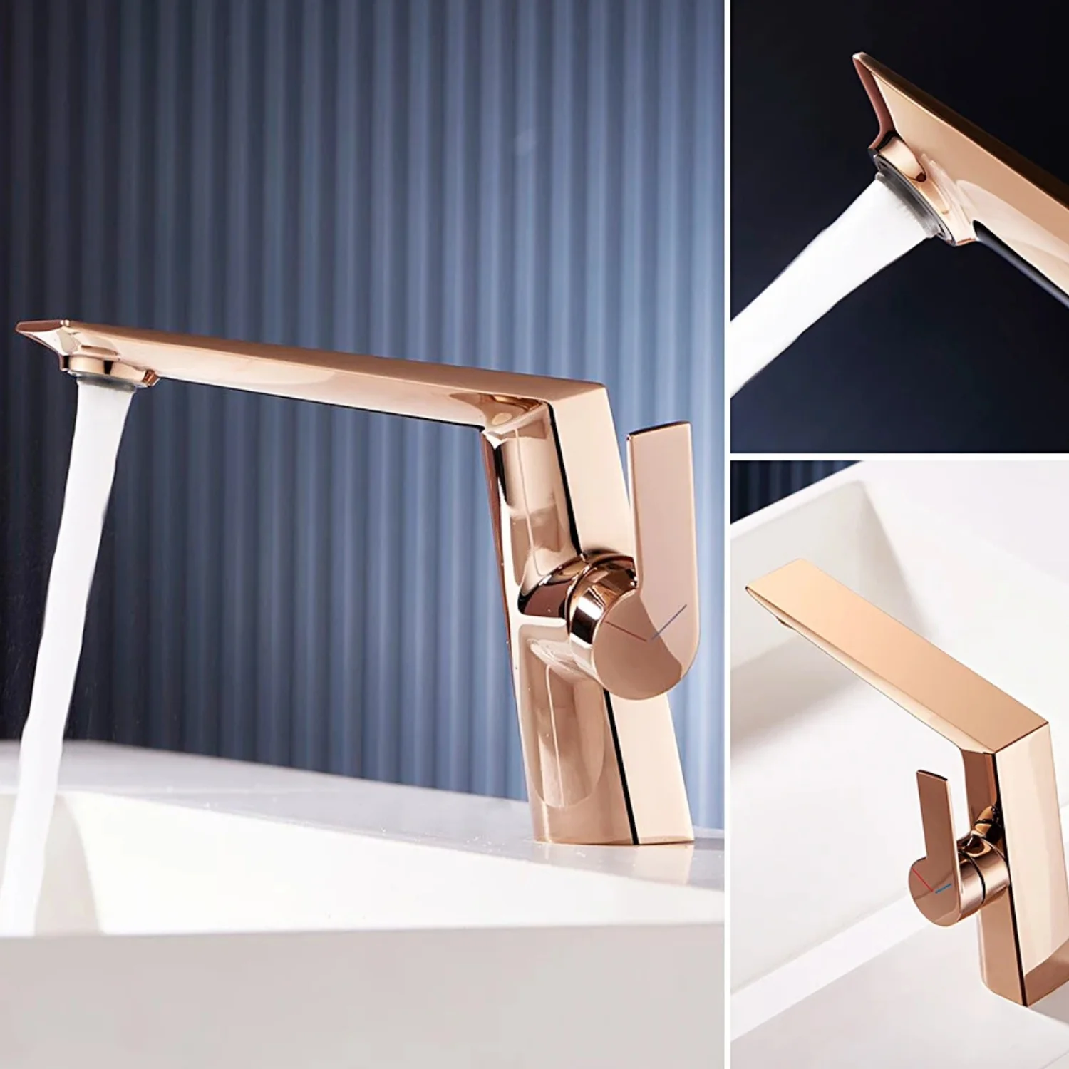 Halsa - Single Handle Mixer Bathroom Sink Faucet - Image 5