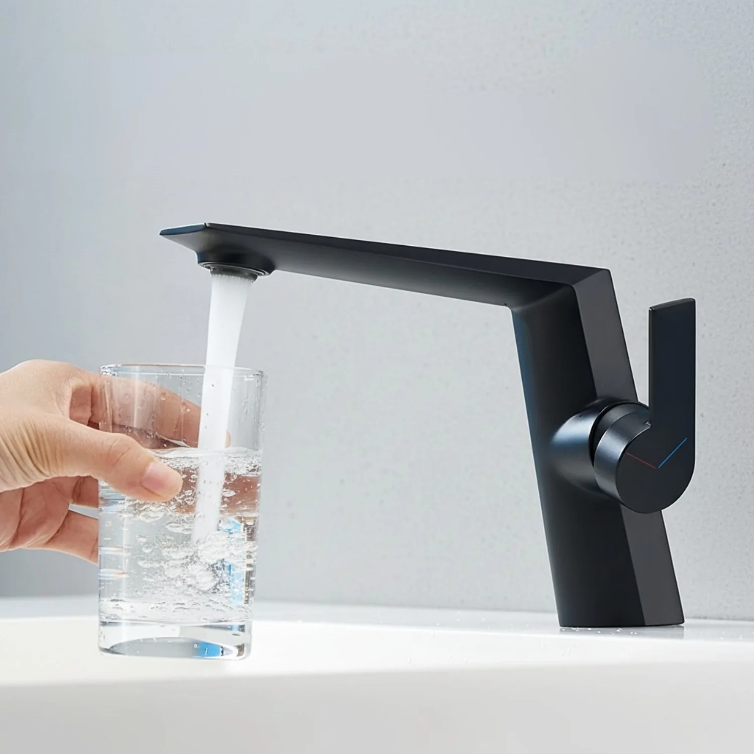 Halsa - Single Handle Mixer Bathroom Sink Faucet - Image 7