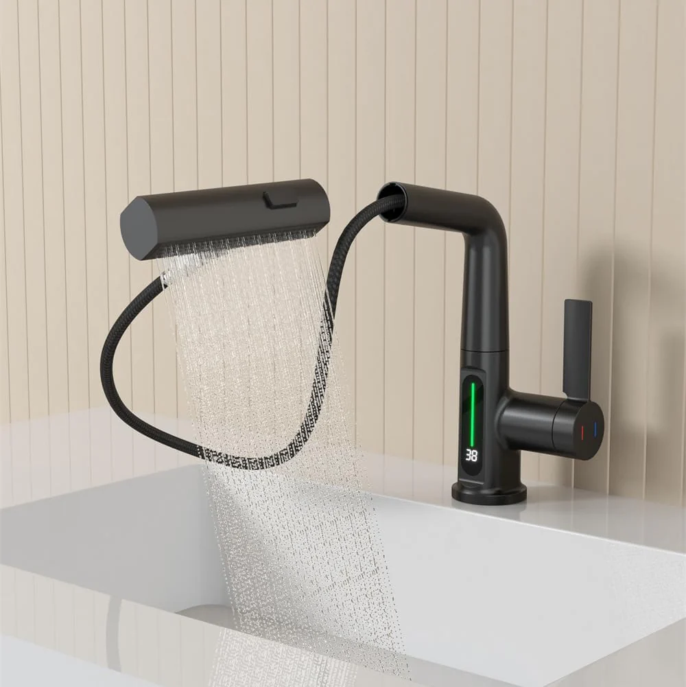 Helsingborg - Smart Modern Waterfall Bathroom Faucet - Image 3