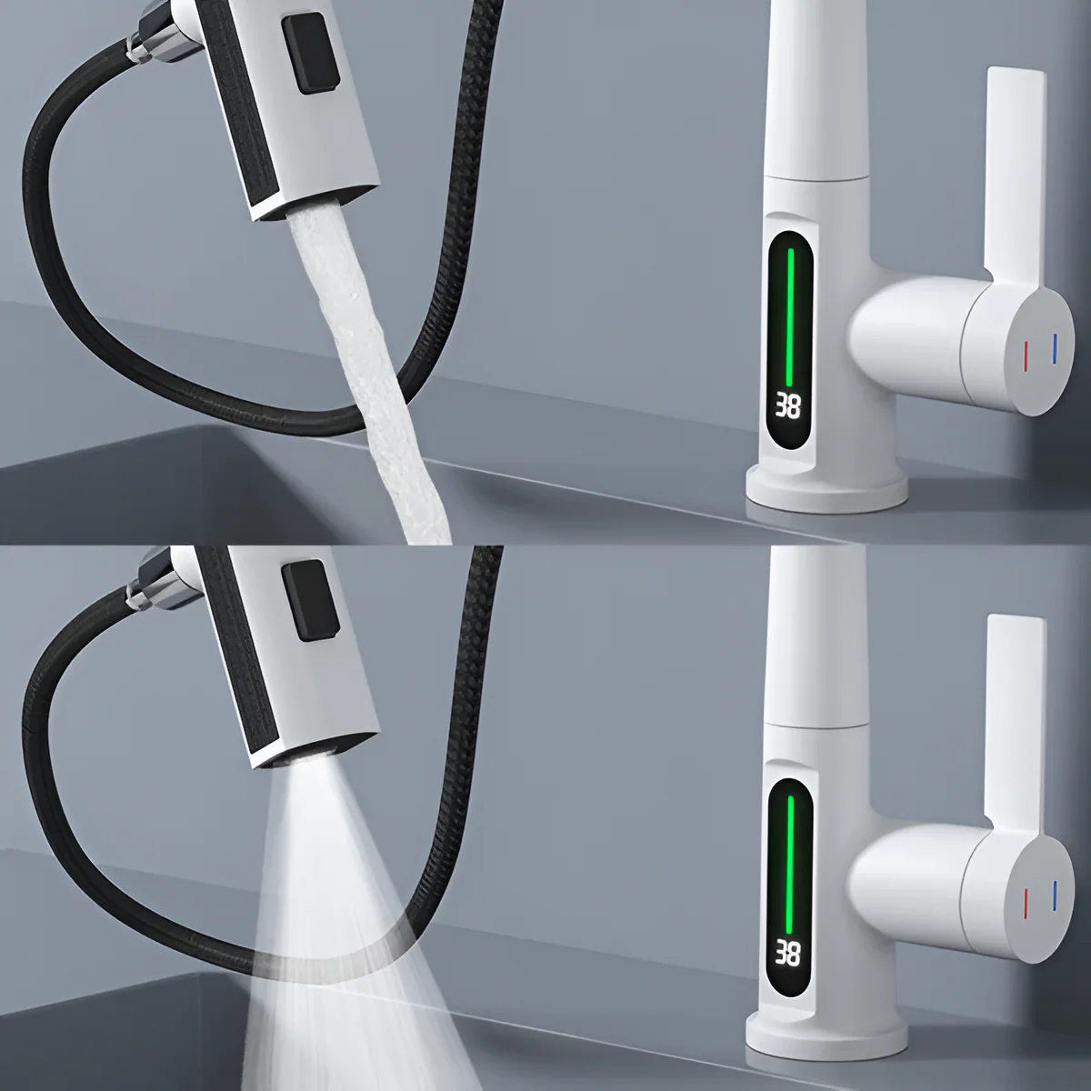 Helsingborg - Smart Modern Waterfall Bathroom Faucet - Image 4