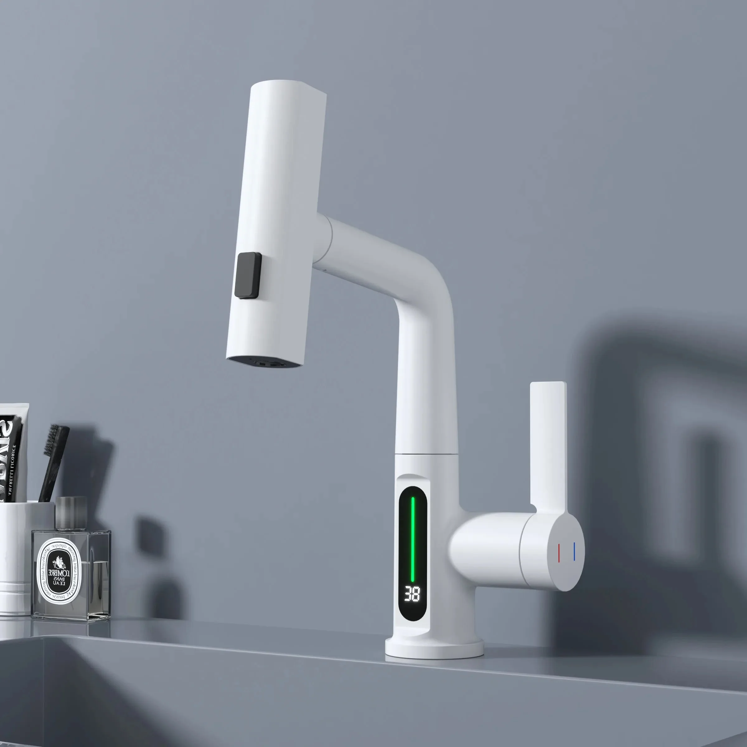 Helsingborg - Smart Modern Waterfall Bathroom Faucet - Image 5