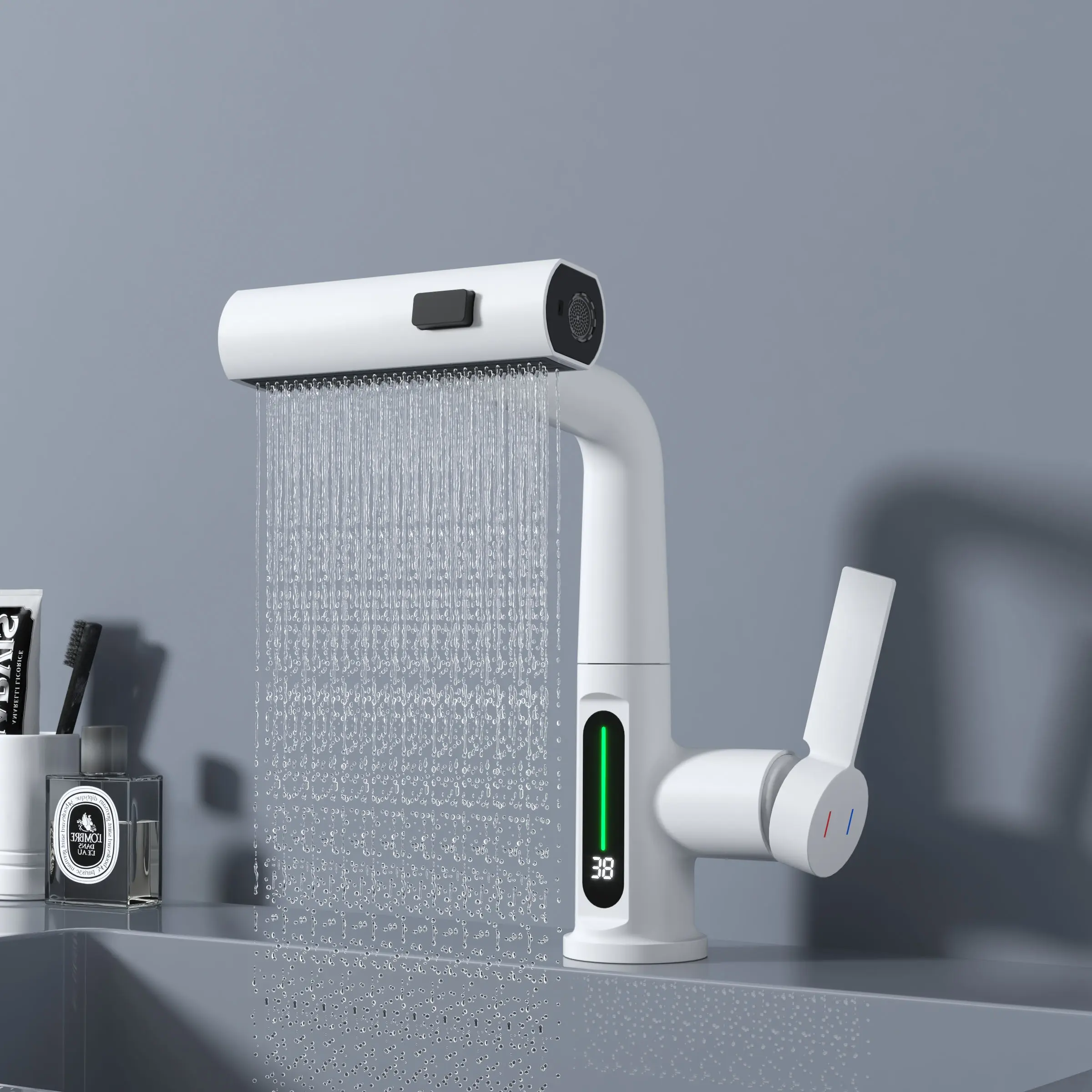 Helsingborg - Smart Modern Waterfall Bathroom Faucet - Image 6