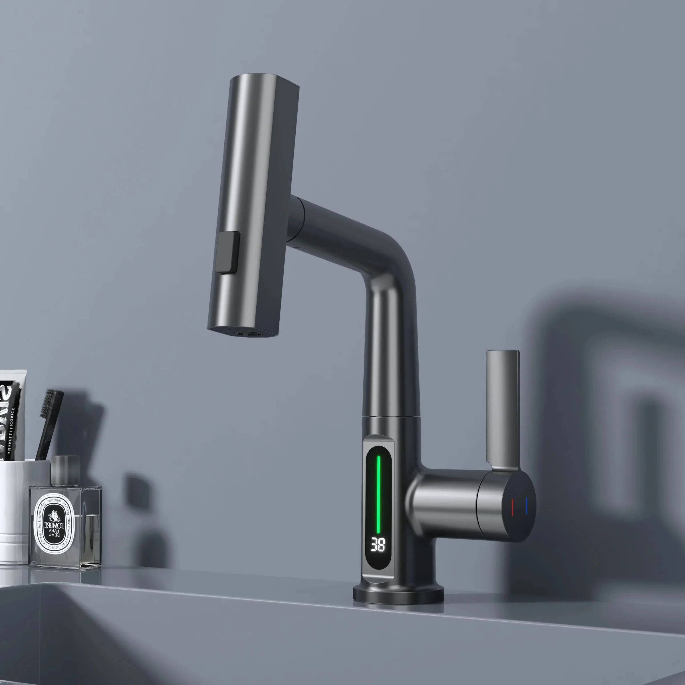 Helsingborg - Smart Modern Waterfall Bathroom Faucet - Image 7