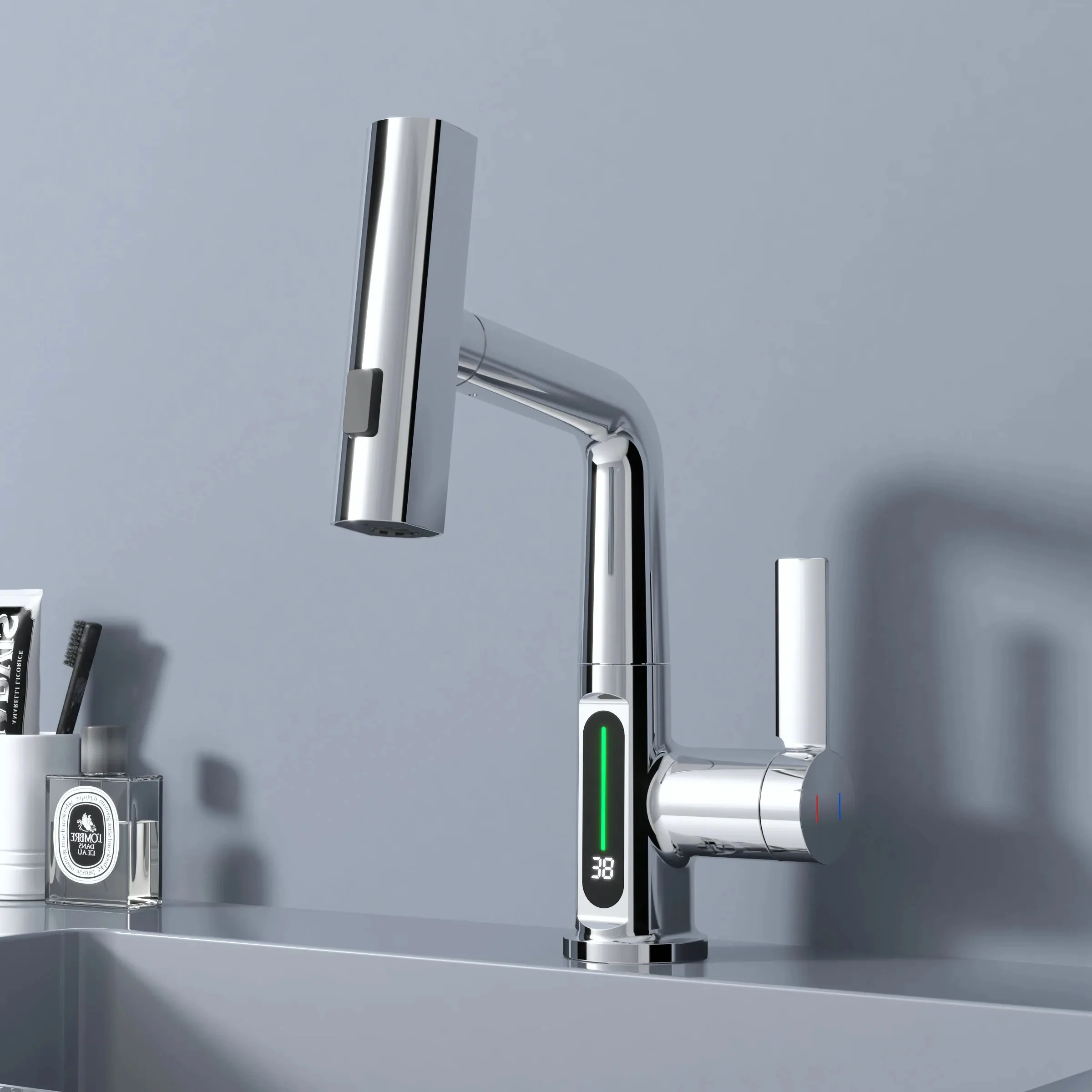 Helsingborg - Smart Modern Waterfall Bathroom Faucet - Image 8