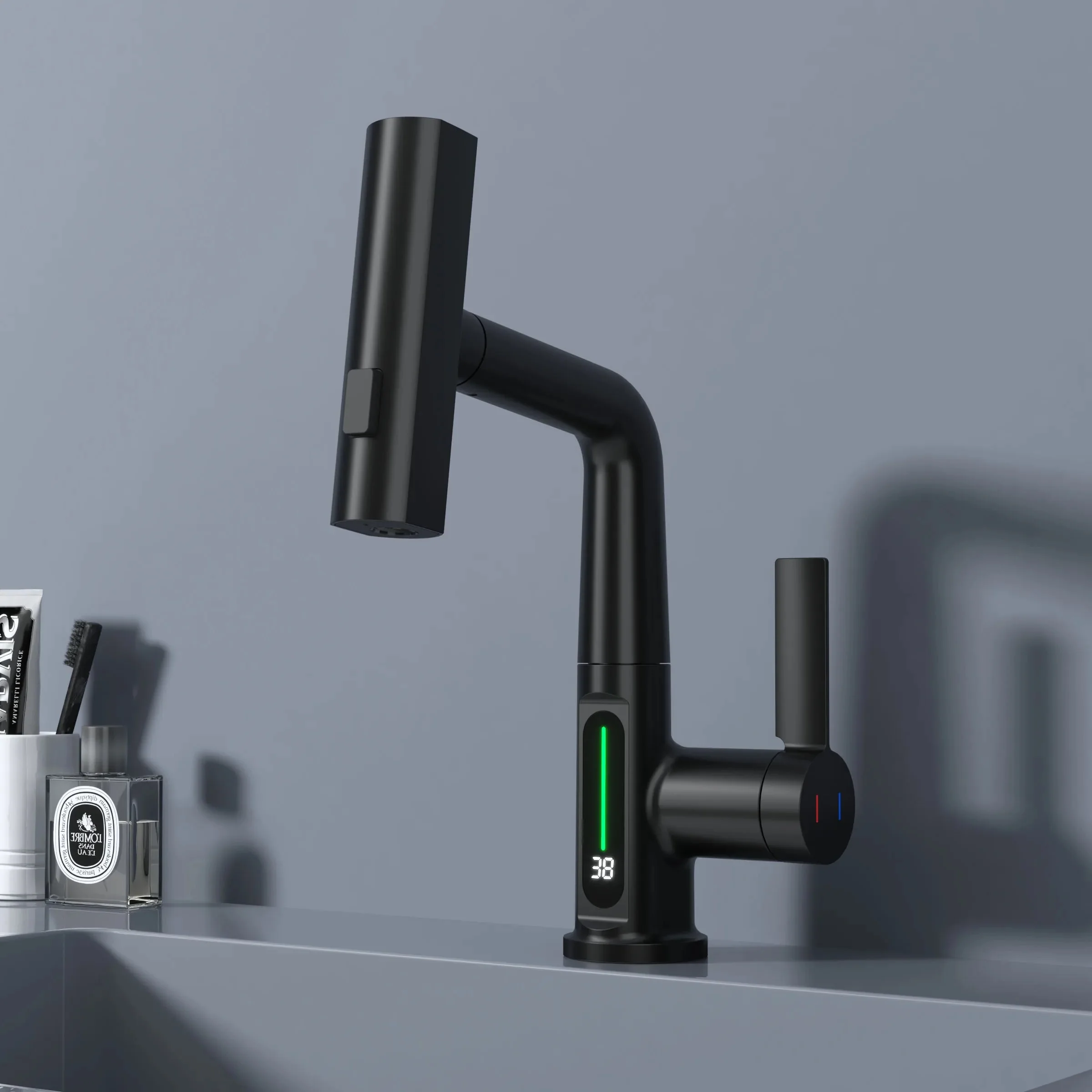 Helsingborg - Smart Modern Waterfall Bathroom Faucet - Image 9