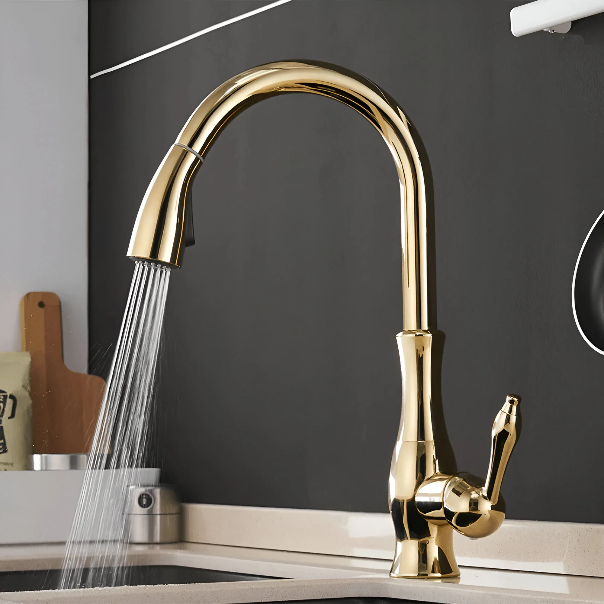 Hornavan - Kitchen Faucet with Pull Out Spout - Image 10