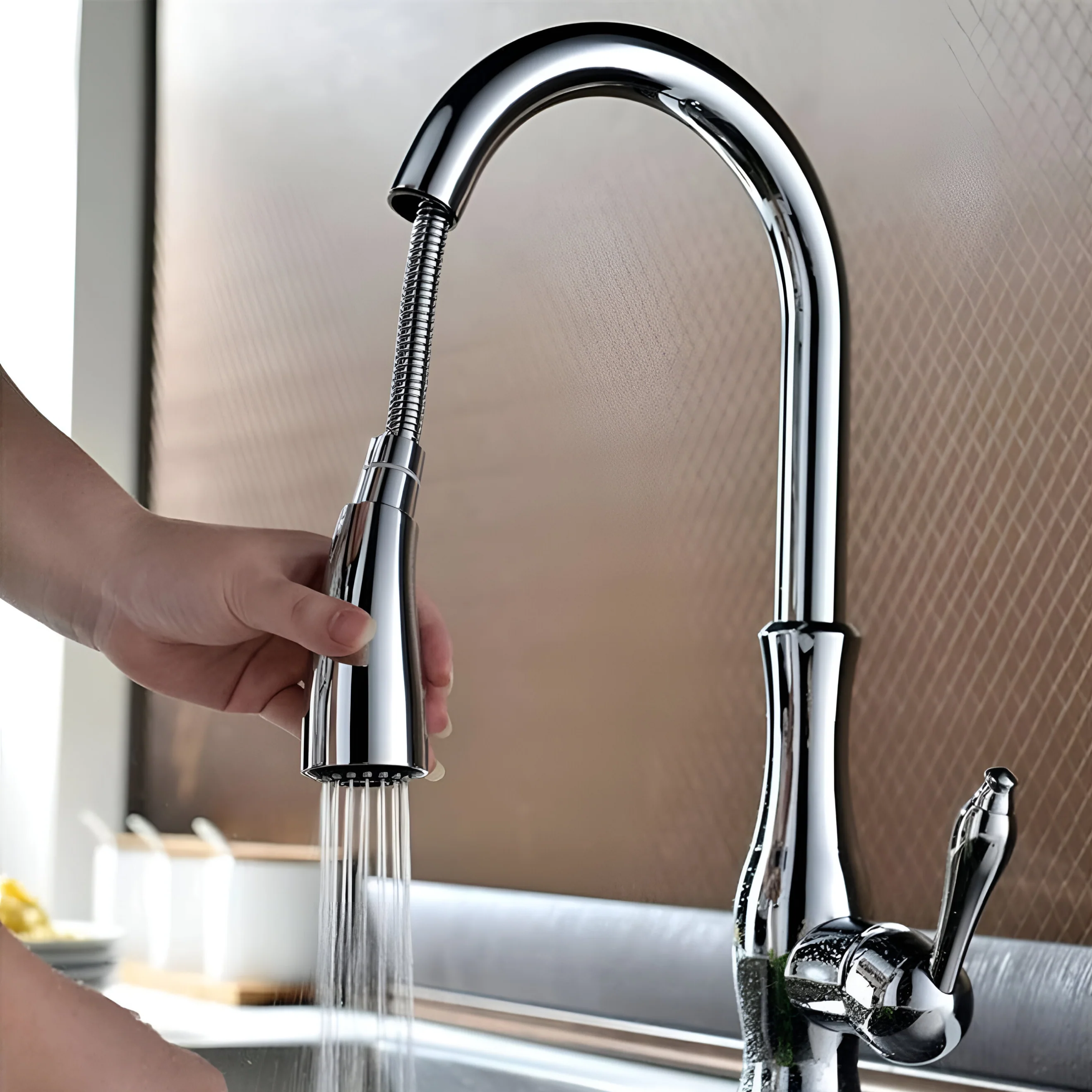 Hornavan - Kitchen Faucet with Pull Out Spout - Image 3