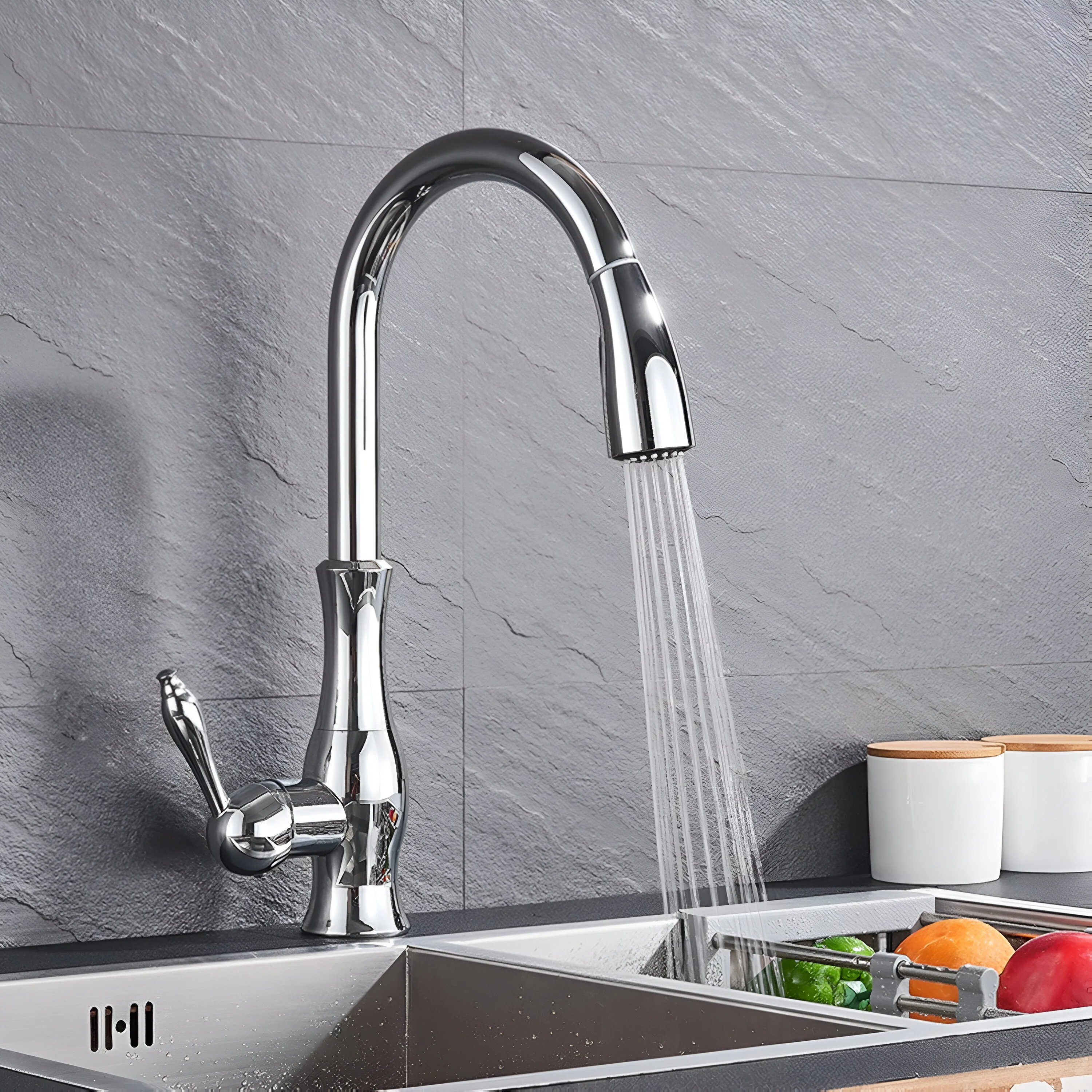 Hornavan - Kitchen Faucet with Pull Out Spout - Image 5