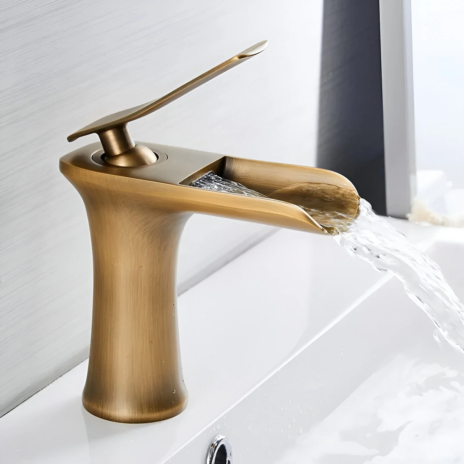 Horten - Bathroom Sink Mixer with Hot and Cold Water Control - Image 9