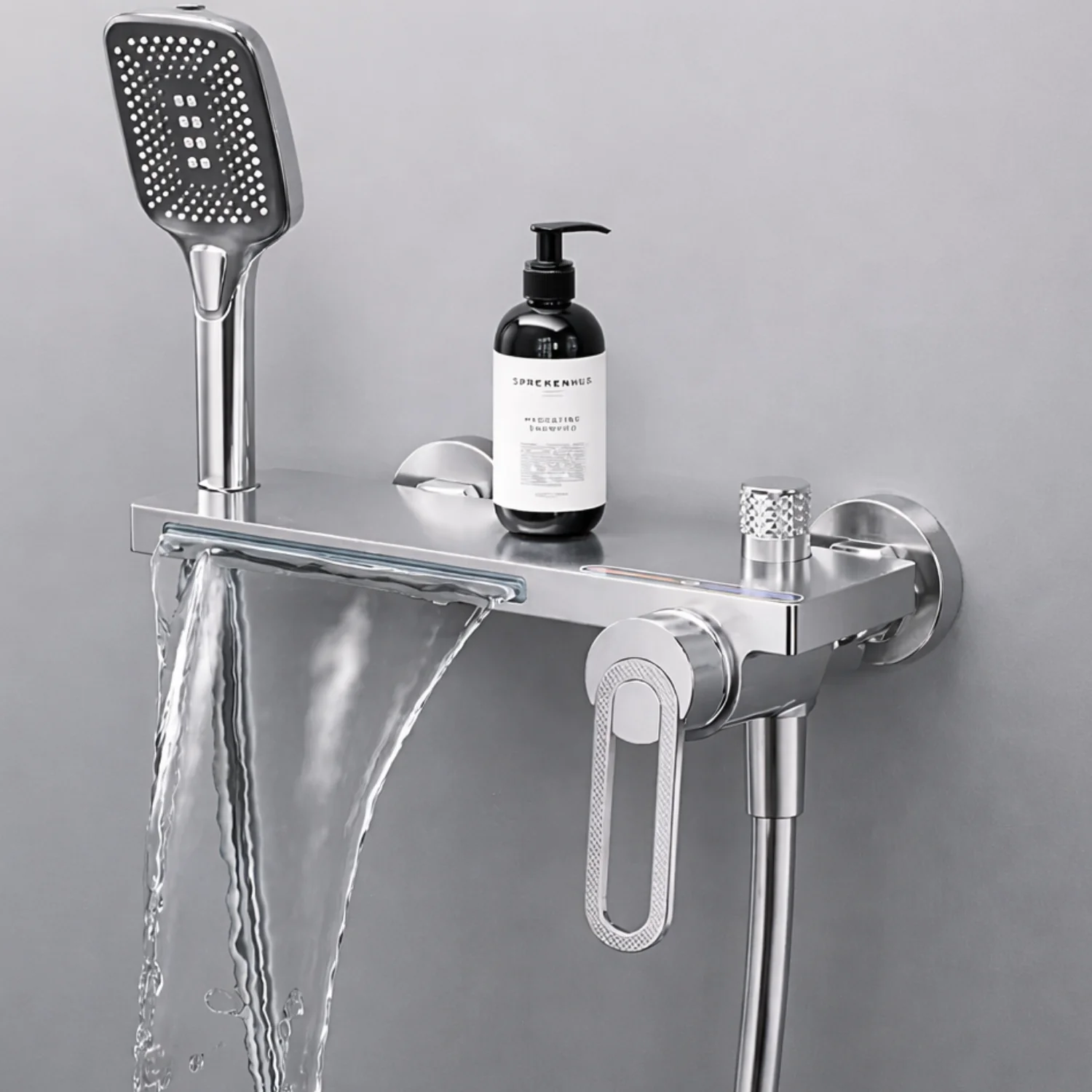 Inari - Wall Mounted Bathtub Shower Faucet Single Handle Spout Mixer Tap - Image 10
