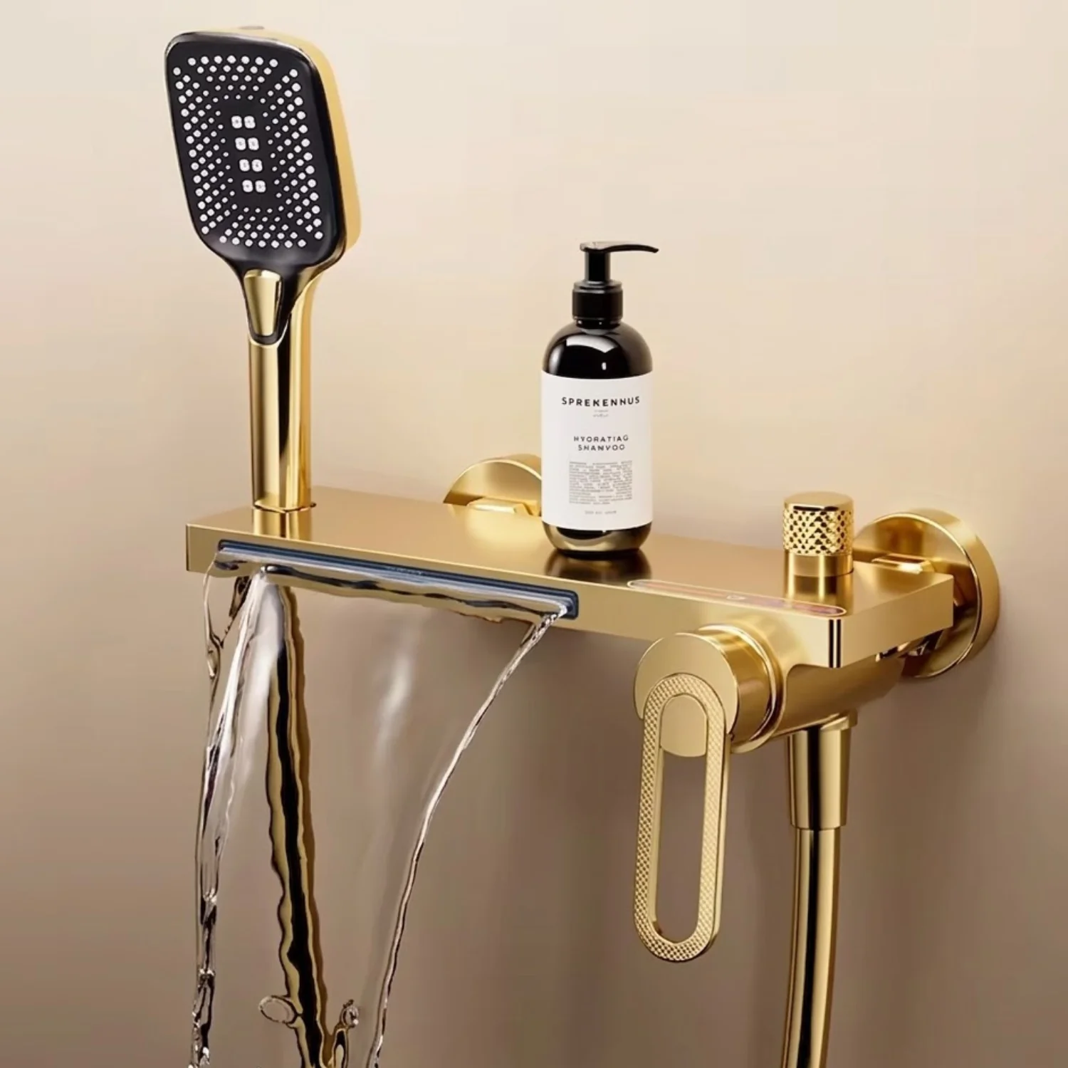 Inari - Wall Mounted Bathtub Shower Faucet Single Handle Spout Mixer Tap - Image 13