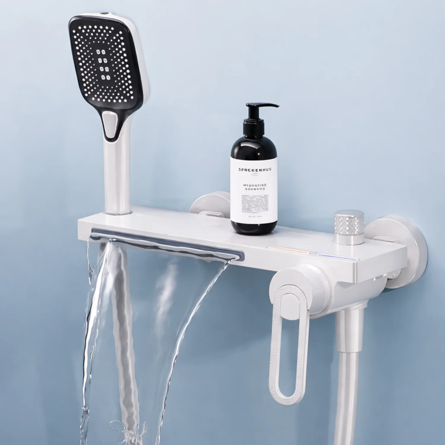 Inari - Wall Mounted Bathtub Shower Faucet Single Handle Spout Mixer Tap - Image 16