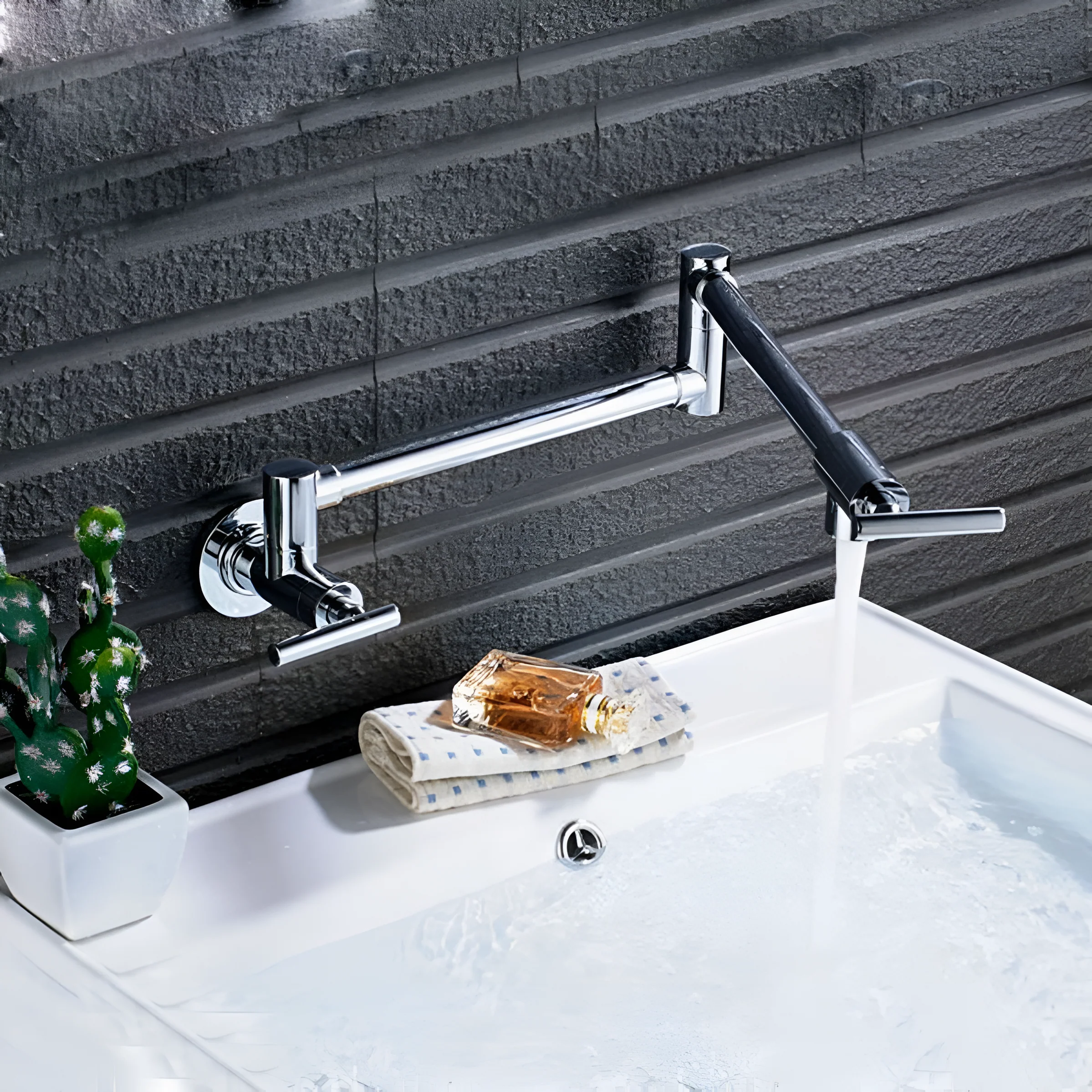 Jorstad - Wall Mounted Kitchen Faucet Modern Foldable Cold Only Pot Filler - Image 13
