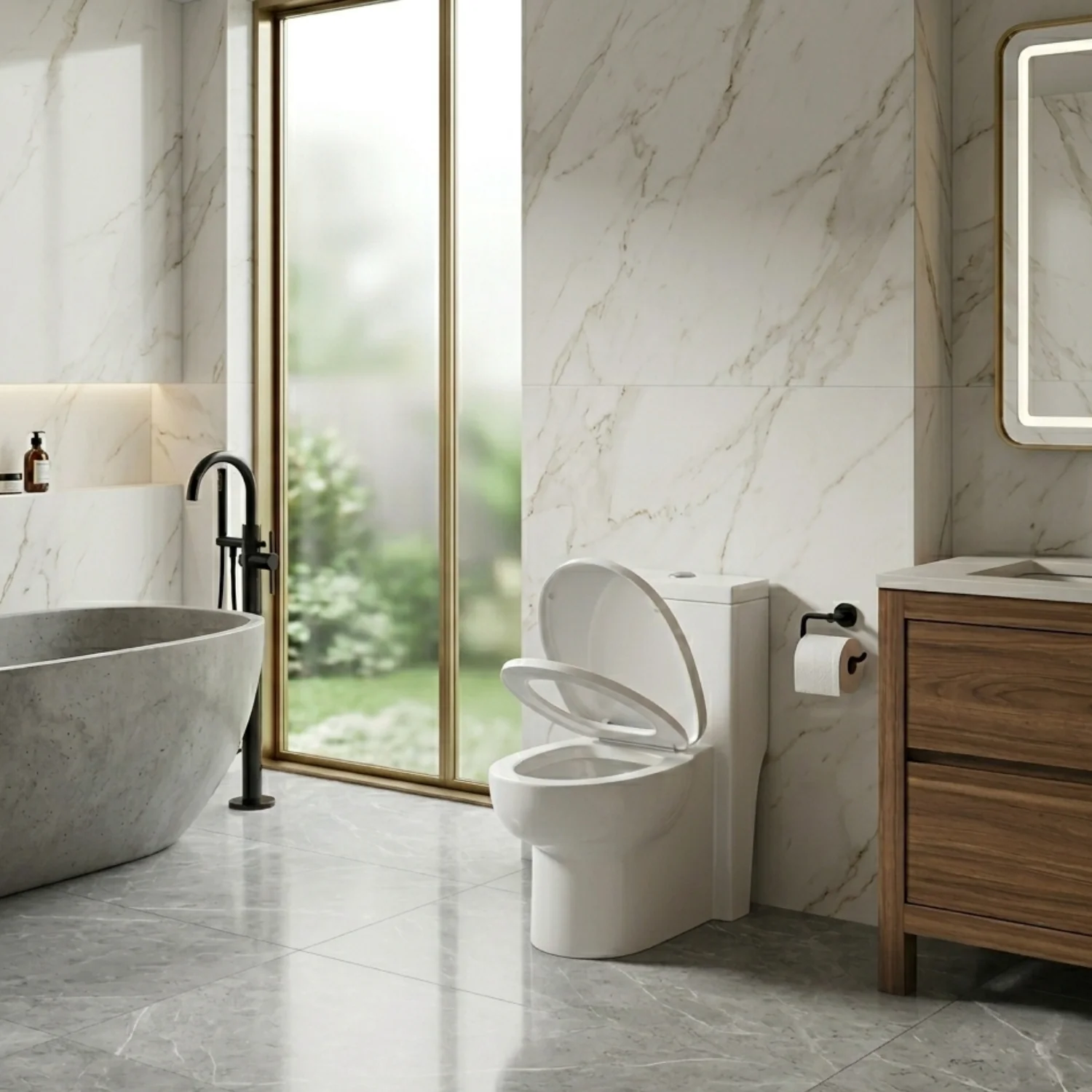 Driva - Soft-Closing One-Piece Elongated Toilet - Image 11