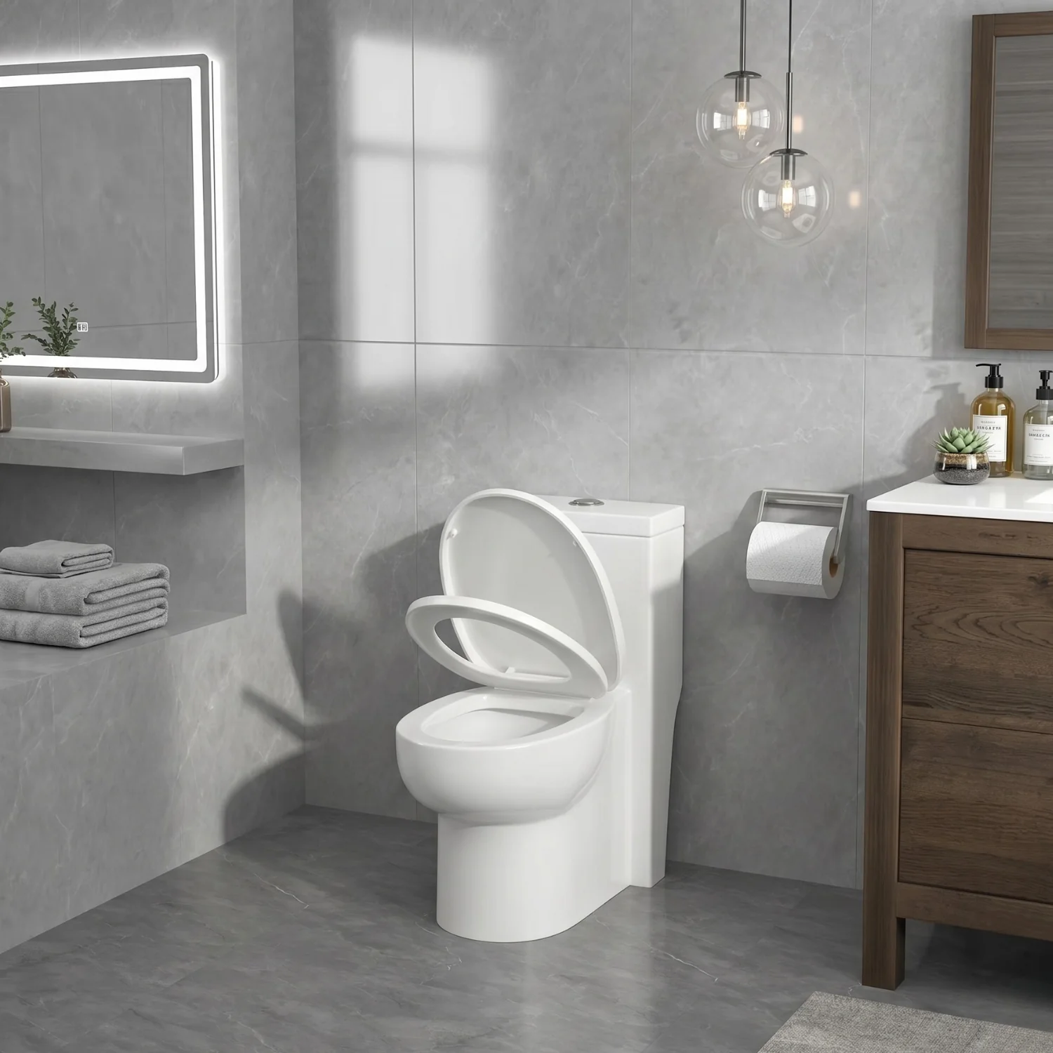 Driva - Soft-Closing One-Piece Elongated Toilet - Image 7