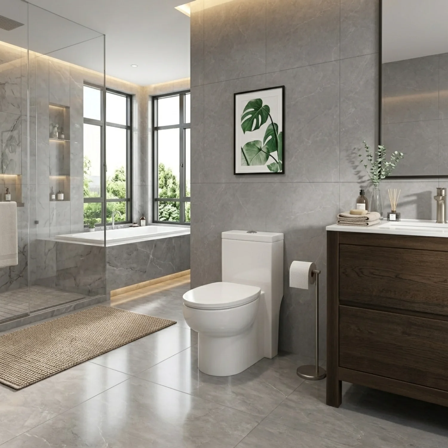 Driva - Soft-Closing One-Piece Elongated Toilet - Image 8