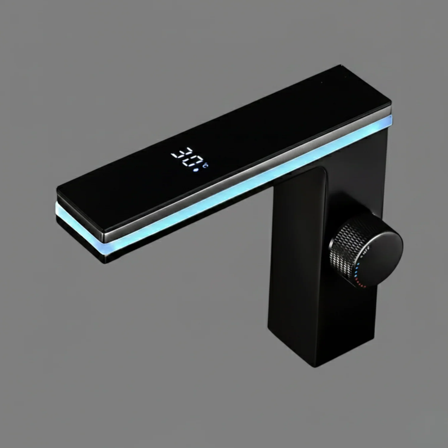 Kebnekaise - Digital Display Celsius Bathroom Basin Faucet with Intelligent LED - Image 5