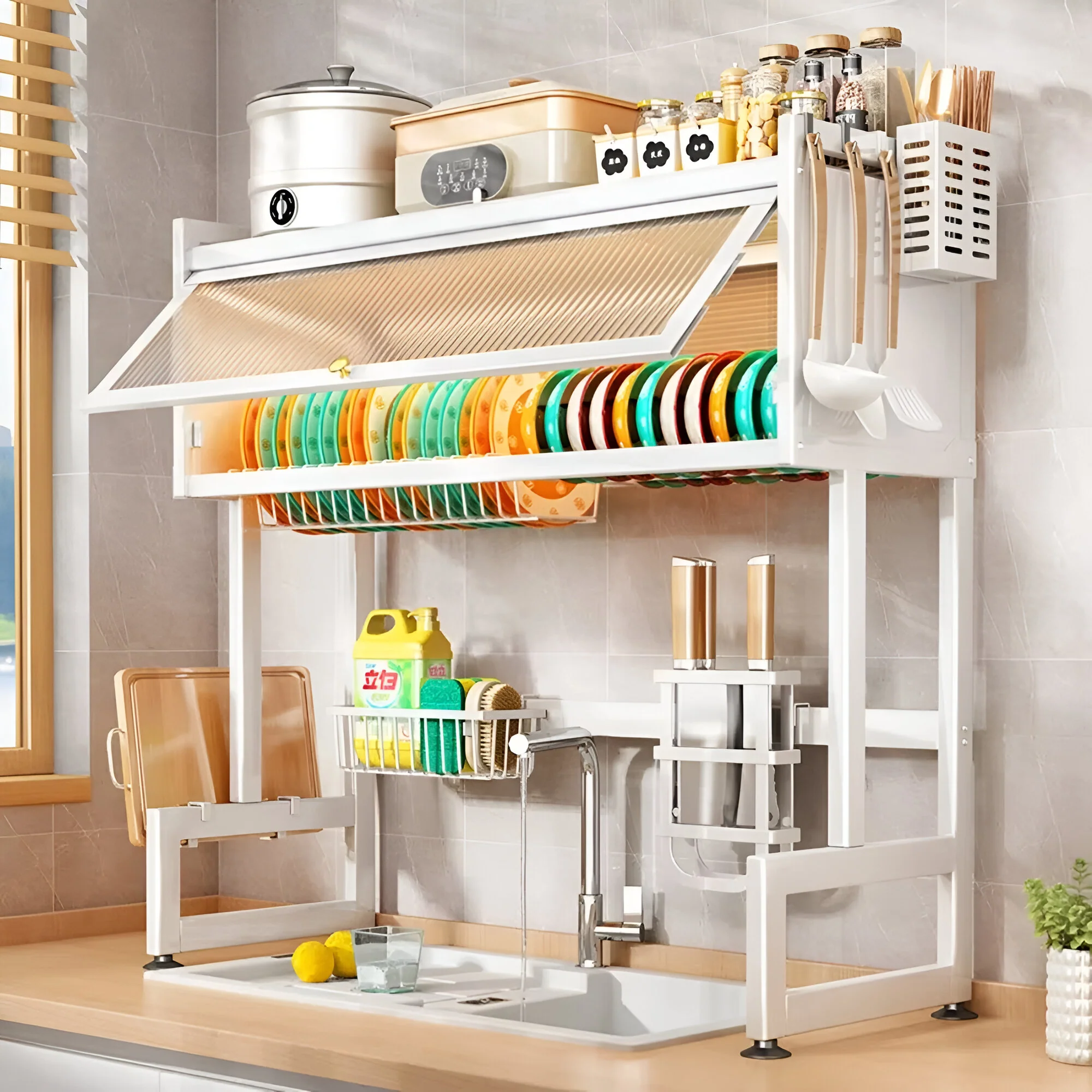Narvik - Kitchen Over The Sink Dish Rack - Image 12