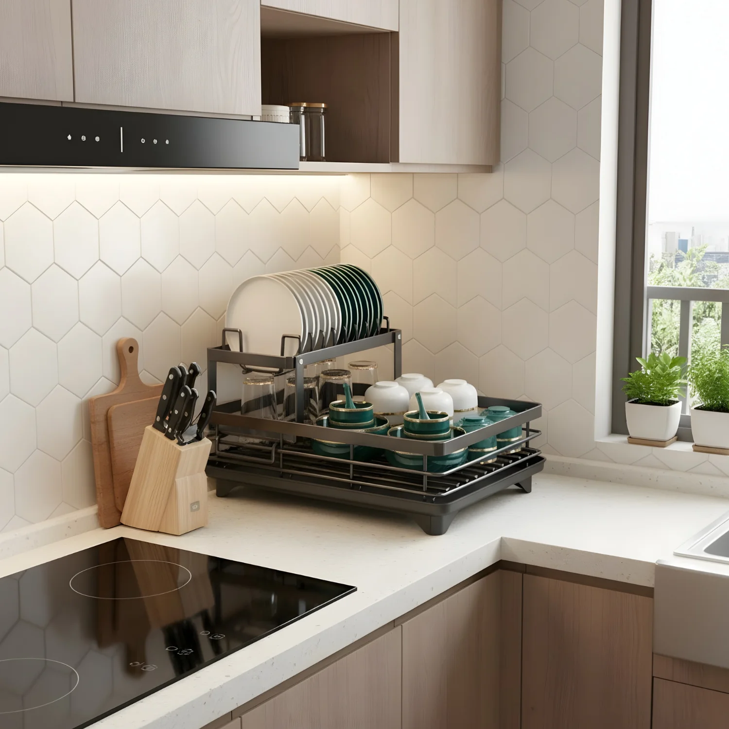 Kitchen Dish Rack 16.7" - Image 7