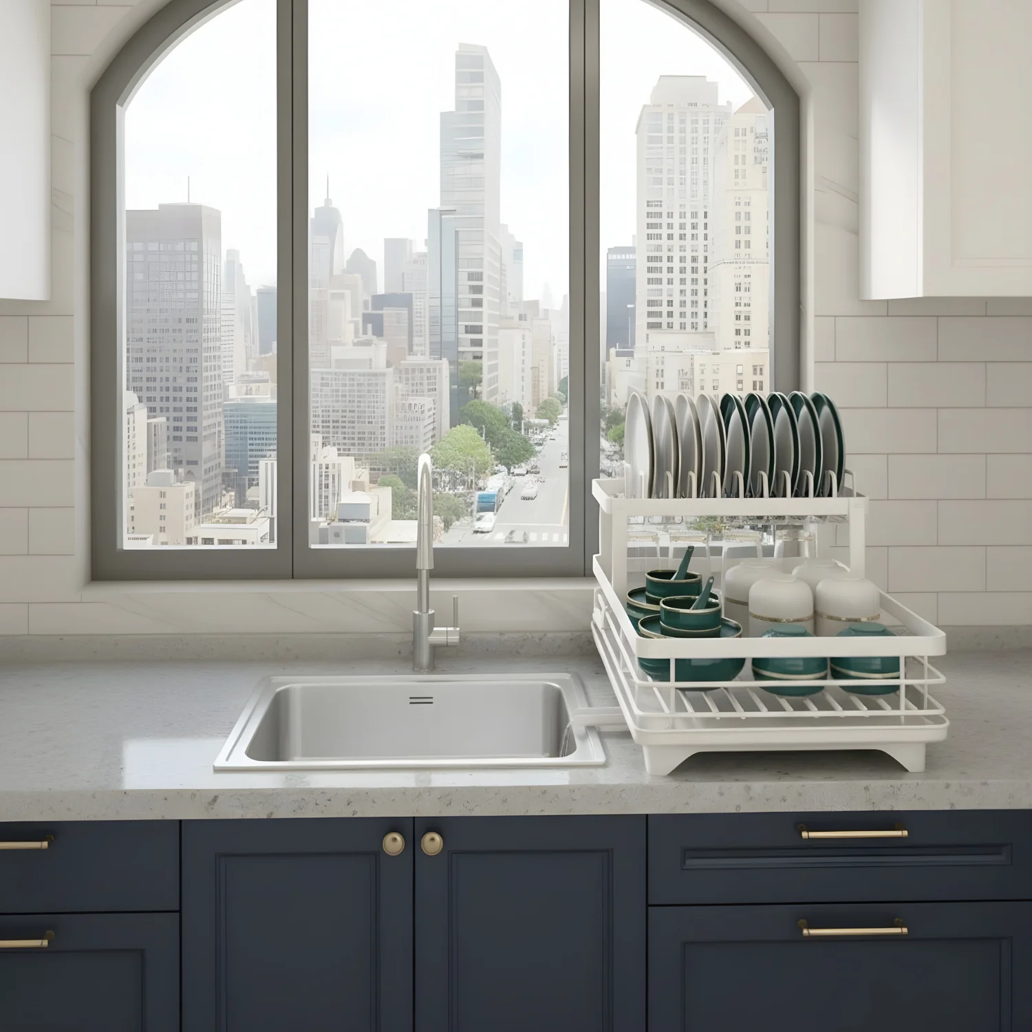 Kitchen Dish Rack 16.7" - Image 9
