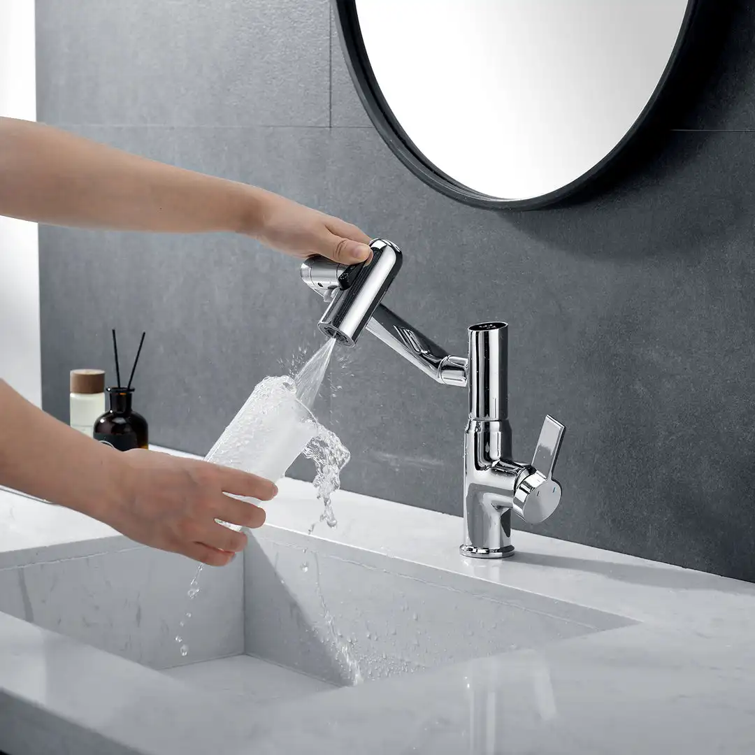 Leiden - Smart Rotating Bathroom Faucet With Temperature Display - Image 13