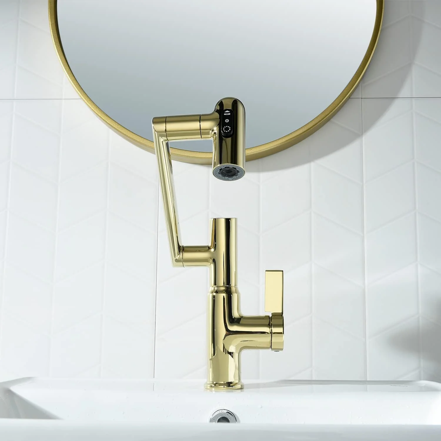 Leiden - Smart Rotating Bathroom Faucet With Temperature Display - Image 18
