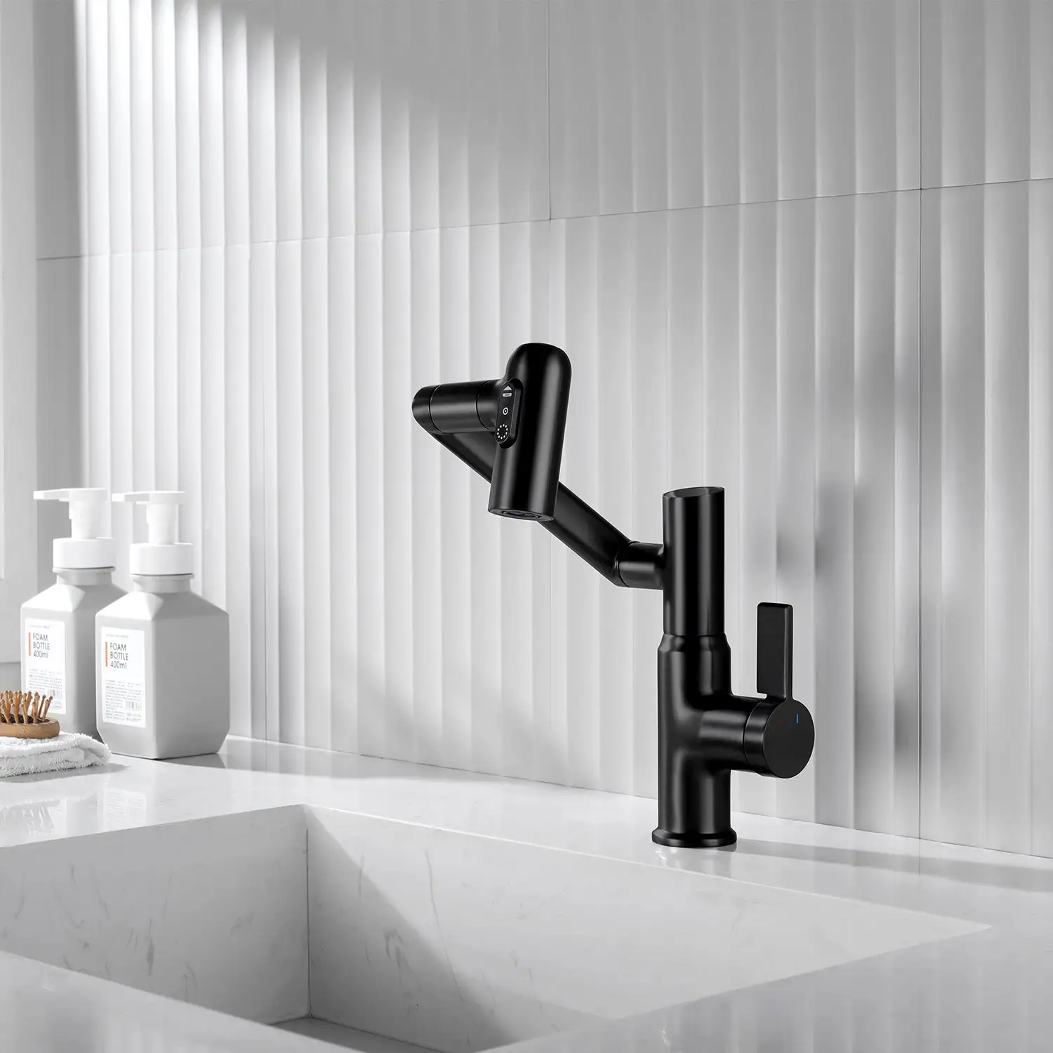 Leiden - Smart Rotating Bathroom Faucet With Temperature Display - Image 7