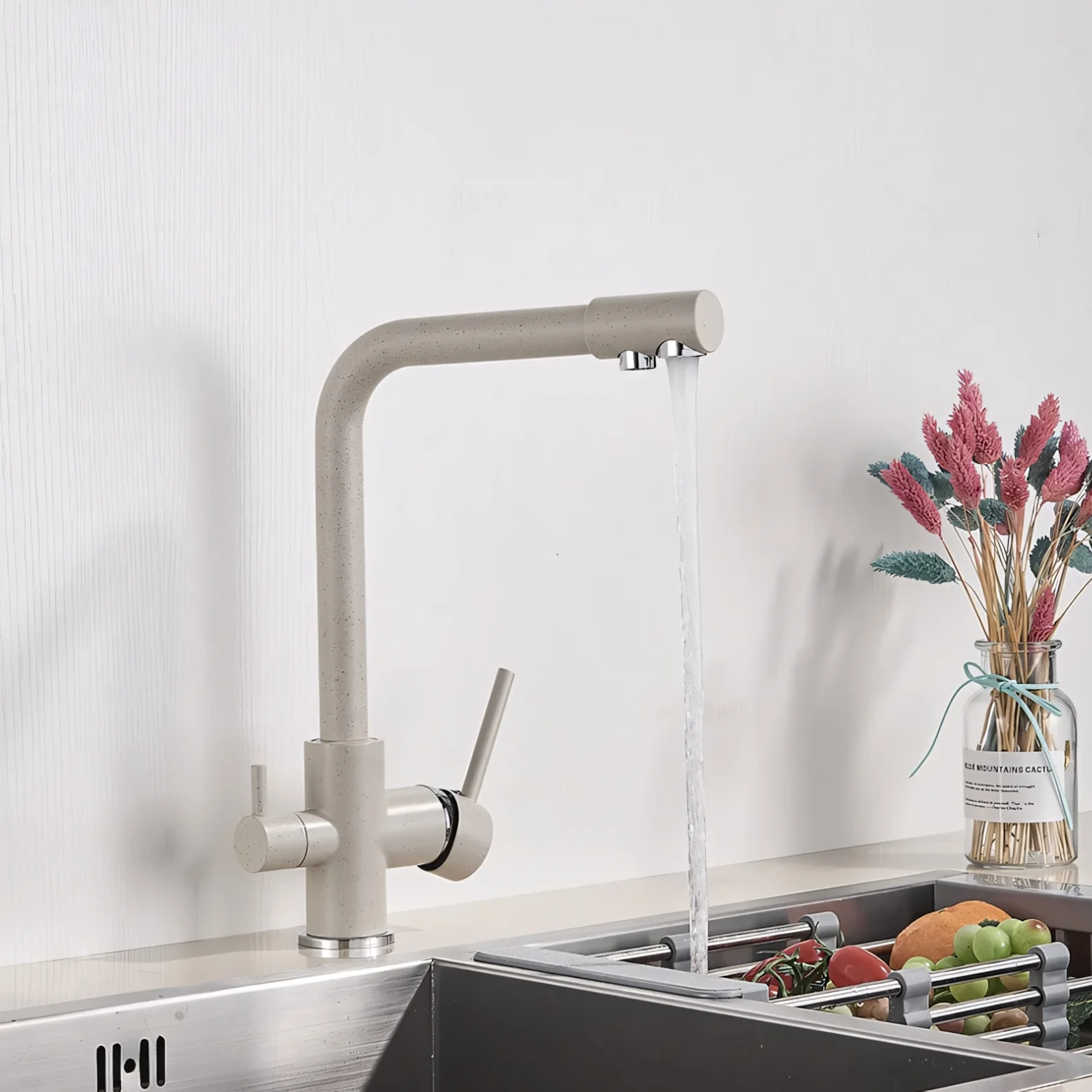Middelburg - Three-Way Kitchen Faucet with Filter Tap Reverse Osmosis Compatible - Image 10