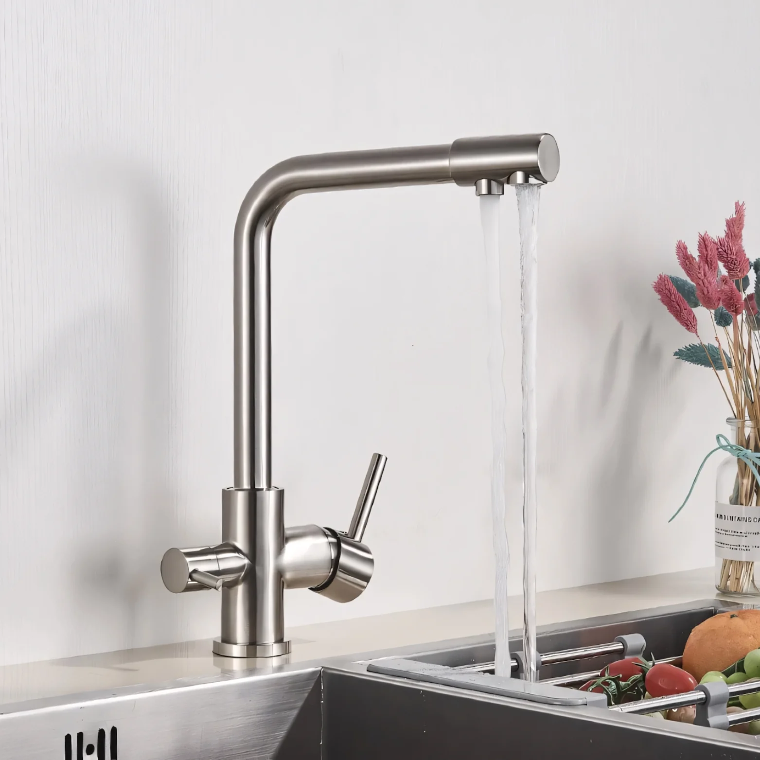 Middelburg - Three-Way Kitchen Faucet with Filter Tap Reverse Osmosis Compatible - Image 24