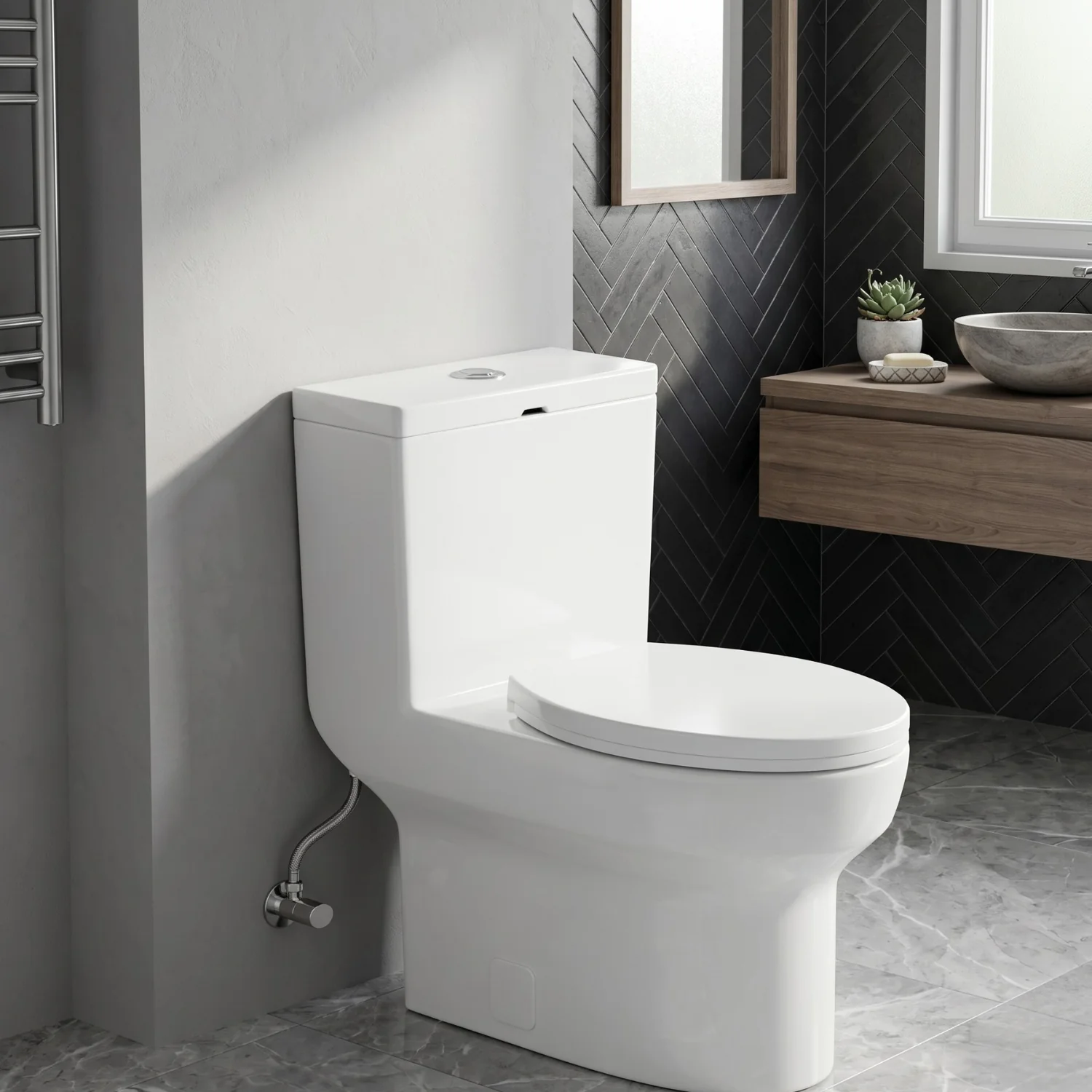 Roros – One-Piece Dual Flush Toilet with Soft-Close Seat & Concealed Tank - Image 11