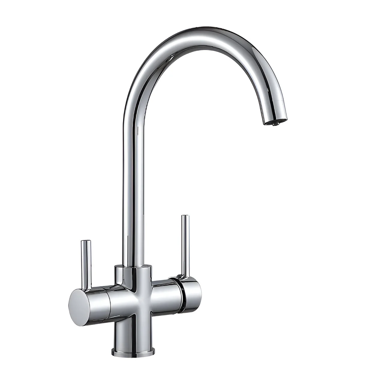 Sarpsborg - Three-Way Kitchen Faucet with Filter Tap Reverse Osmosis Compatible - Image 16