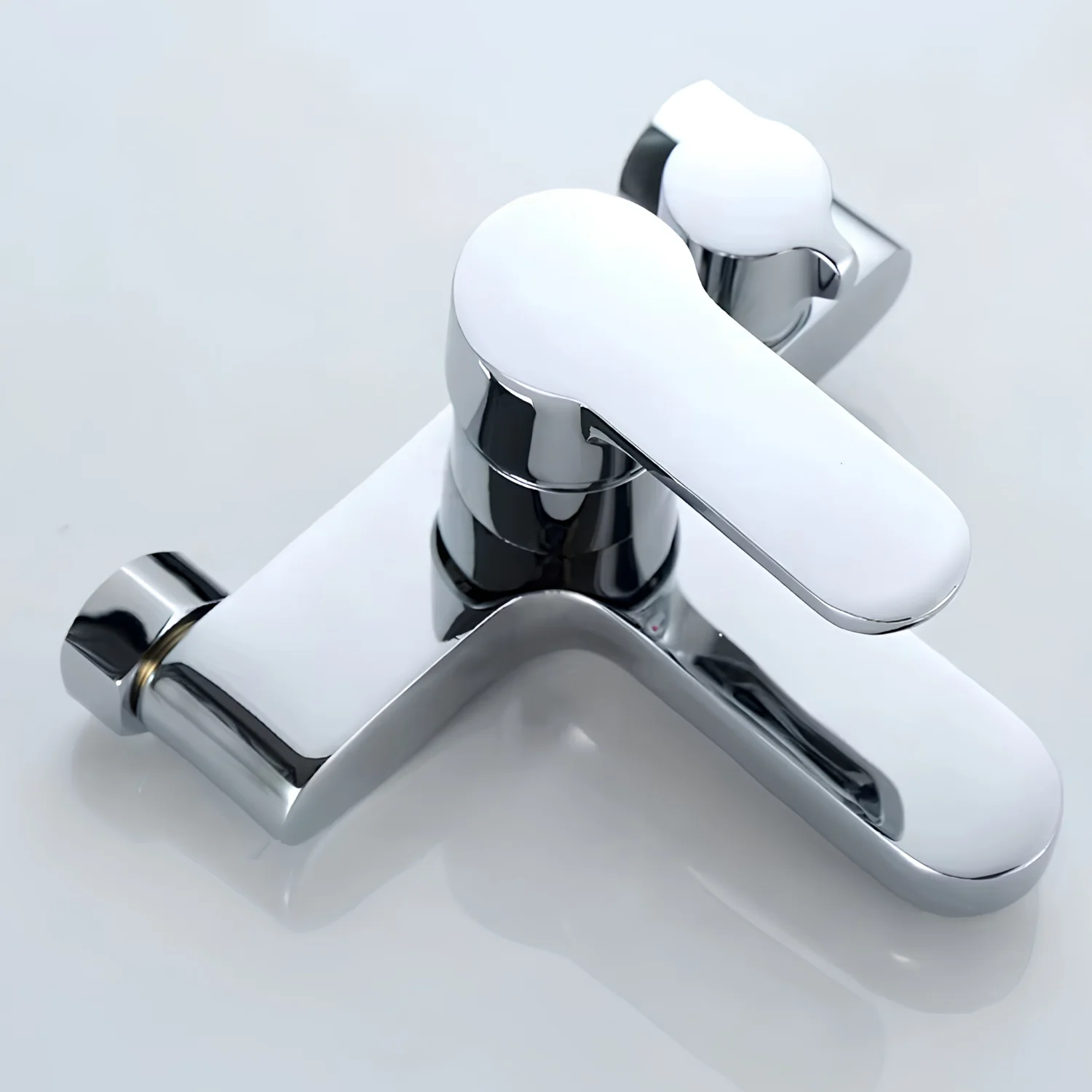 Siljan - 3-Way Shower Faucet Set with Diverter, Handheld Spray & Wall Mounted Mixer Valve - Image 15