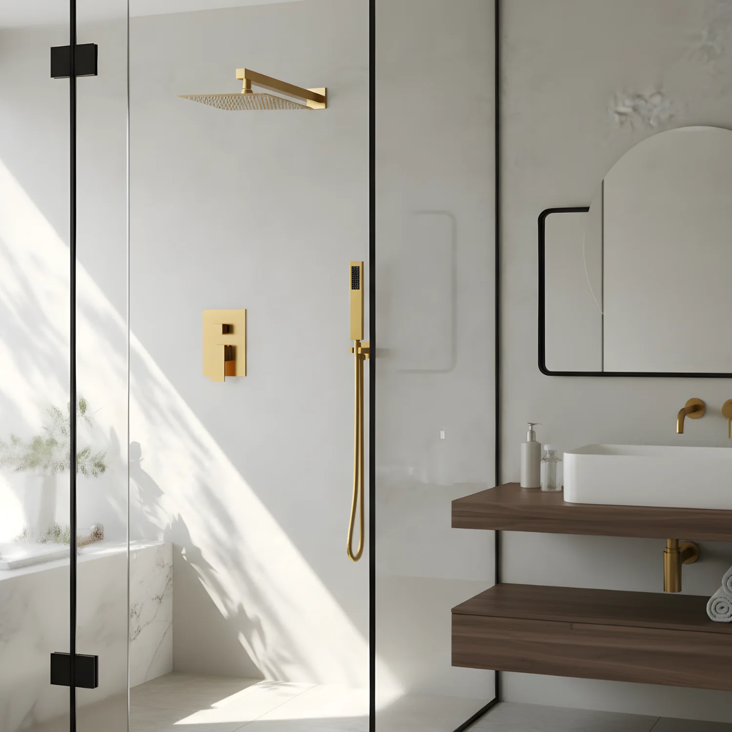 Skogar - Modern Rain Shower Kit for Bathroom - Image 6