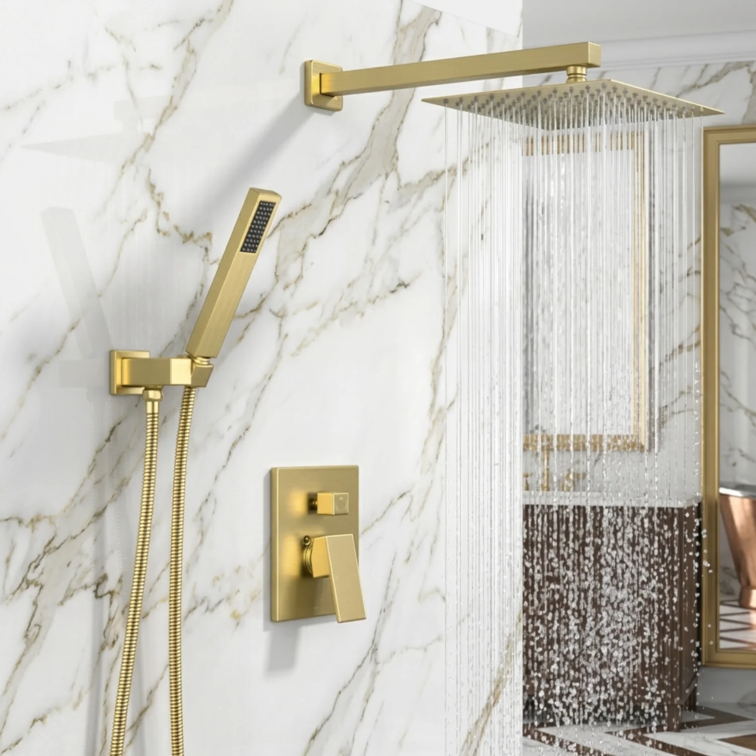 Skogar - Modern Rain Shower Kit for Bathroom - Image 9