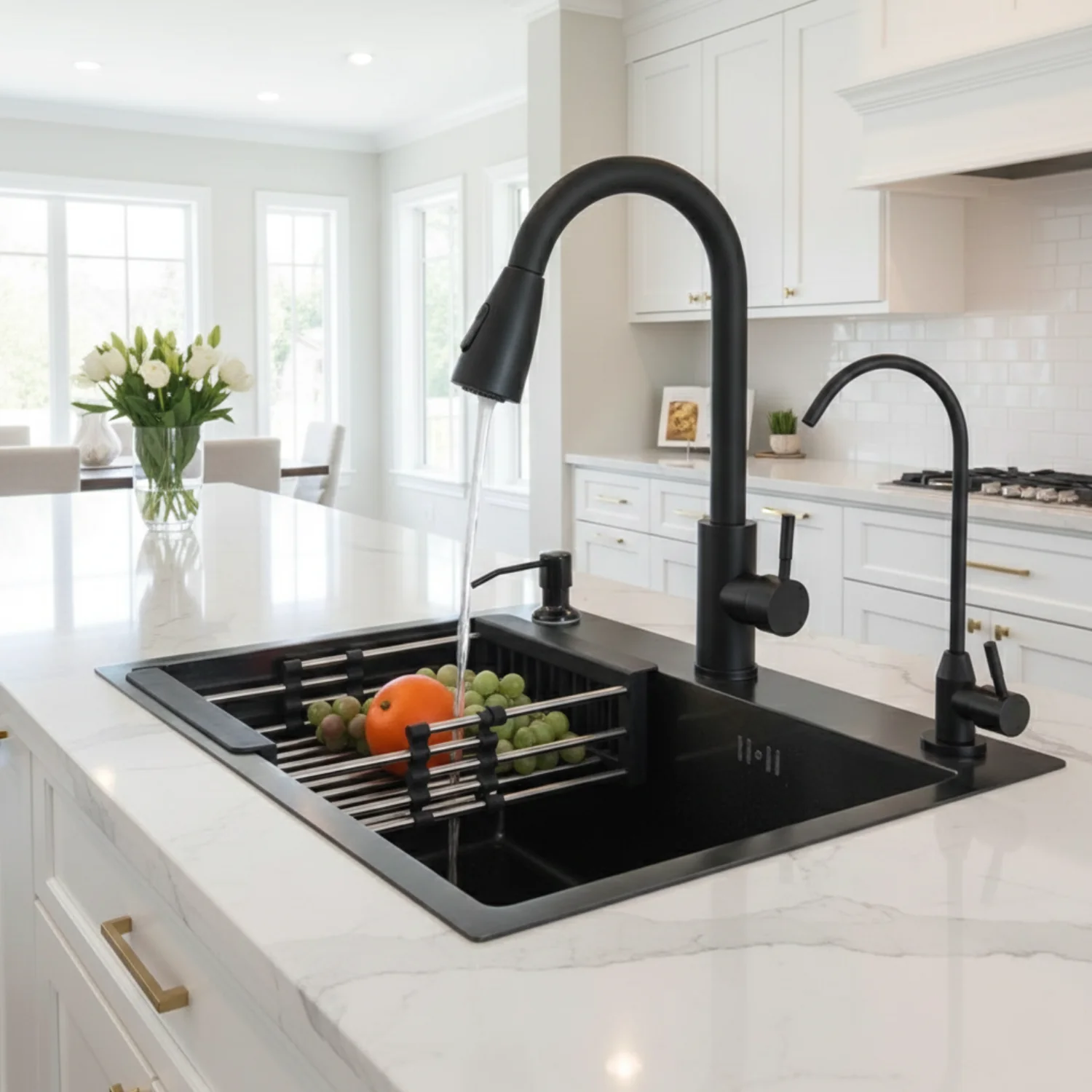 Staldvik - Kitchen Sink System with Pull-Out Faucet - Image 11